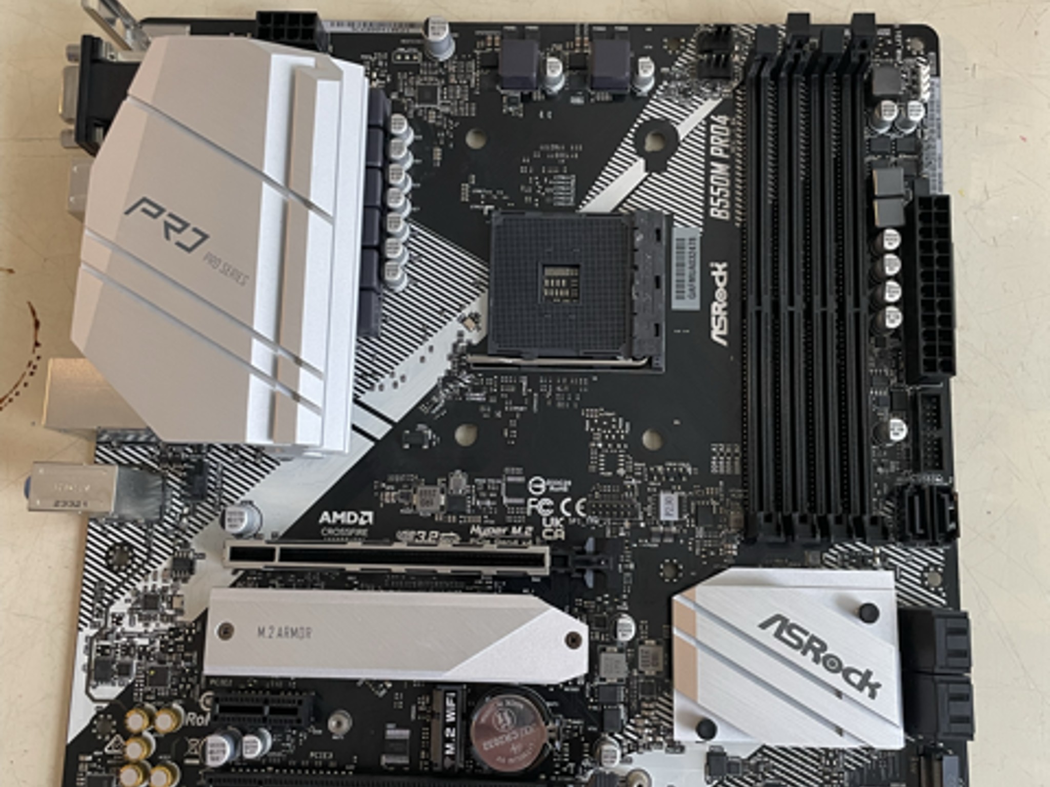 Big deal! Asrock b550 pro4 motherboard, corsair vengence 32gb ddr4 ram, and Ryzen 5 5600x...