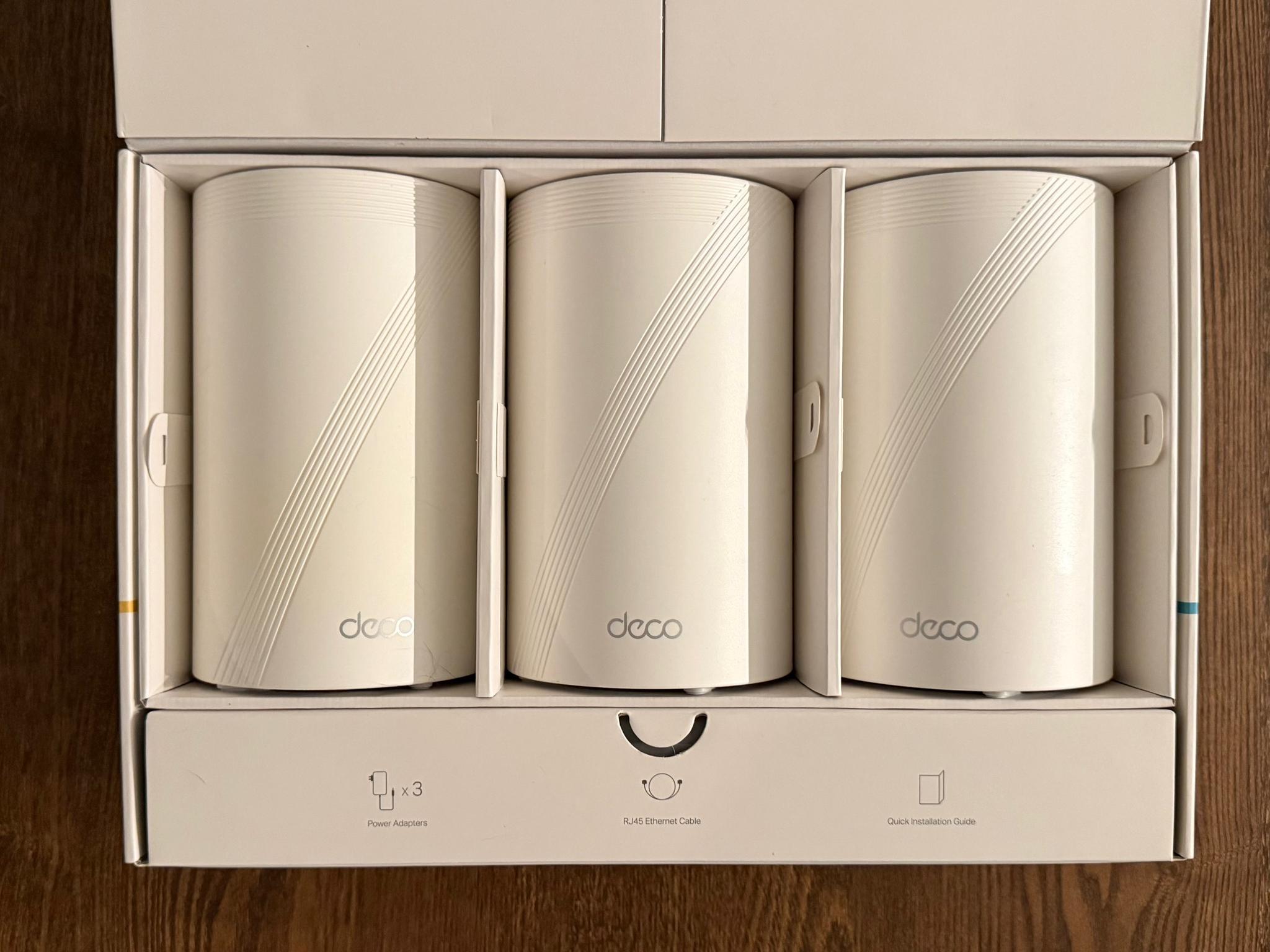 DECO Wi-Fi 7 BE11000 Tri-Band Whole Home Mesh System
