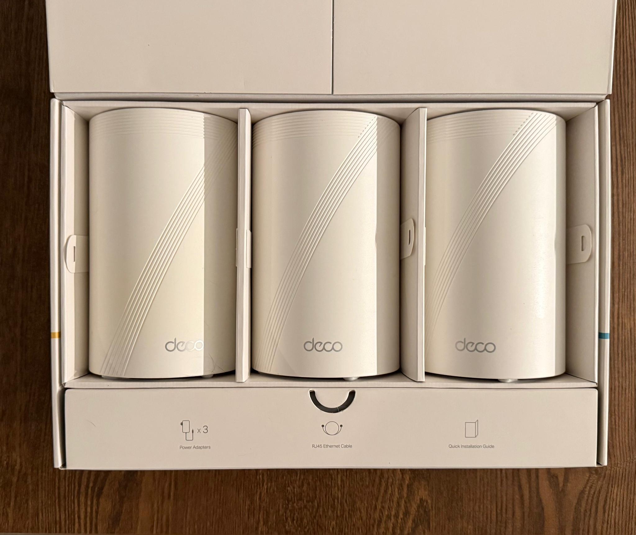 DECO Wi-Fi 7 BE11000 Tri-Band Whole Home Mesh System