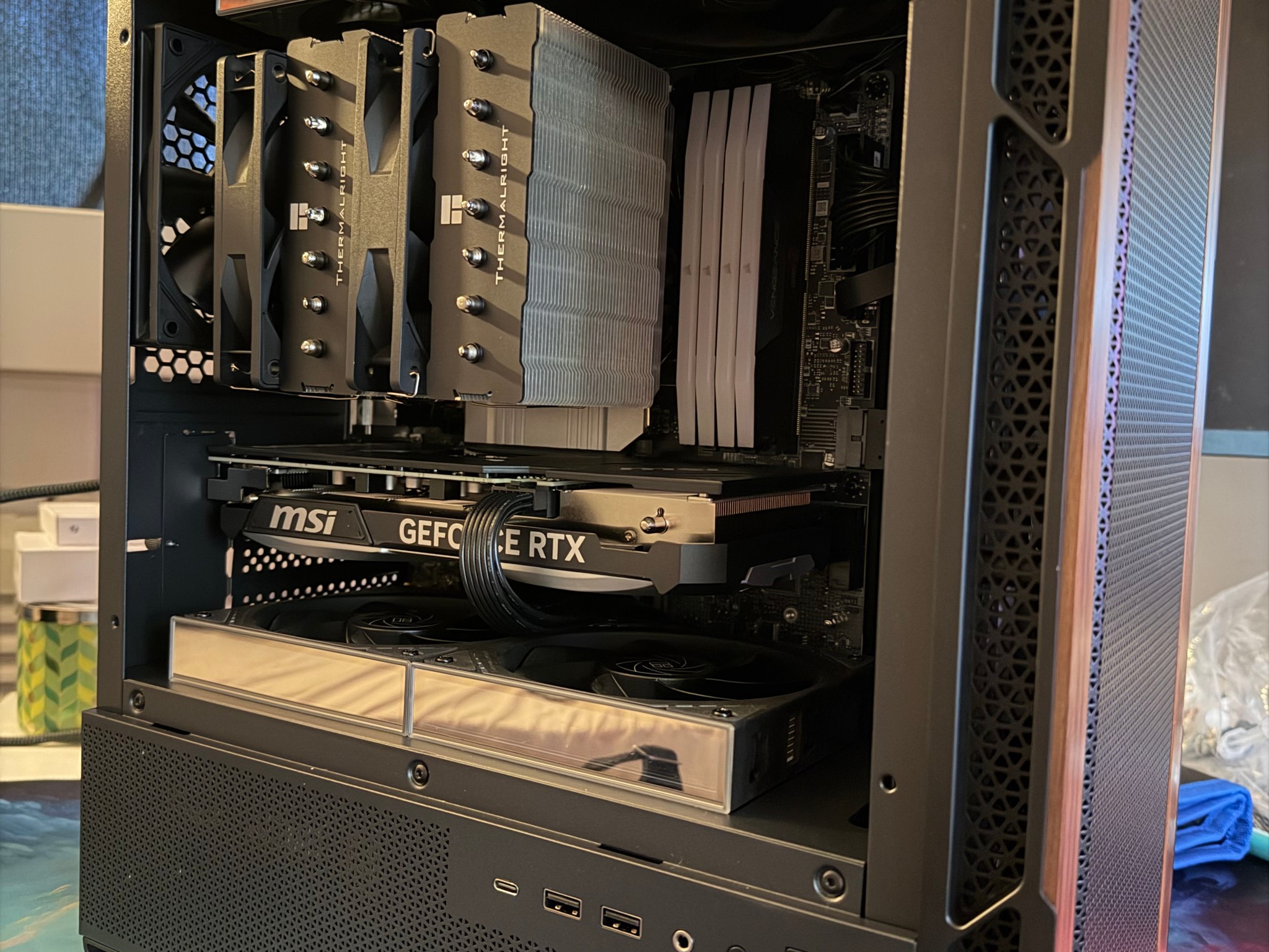 The final build - Intel Core Ultra 7 265KF | 32GB DDR5 | 1TB SSD | RTX 4070 Super |