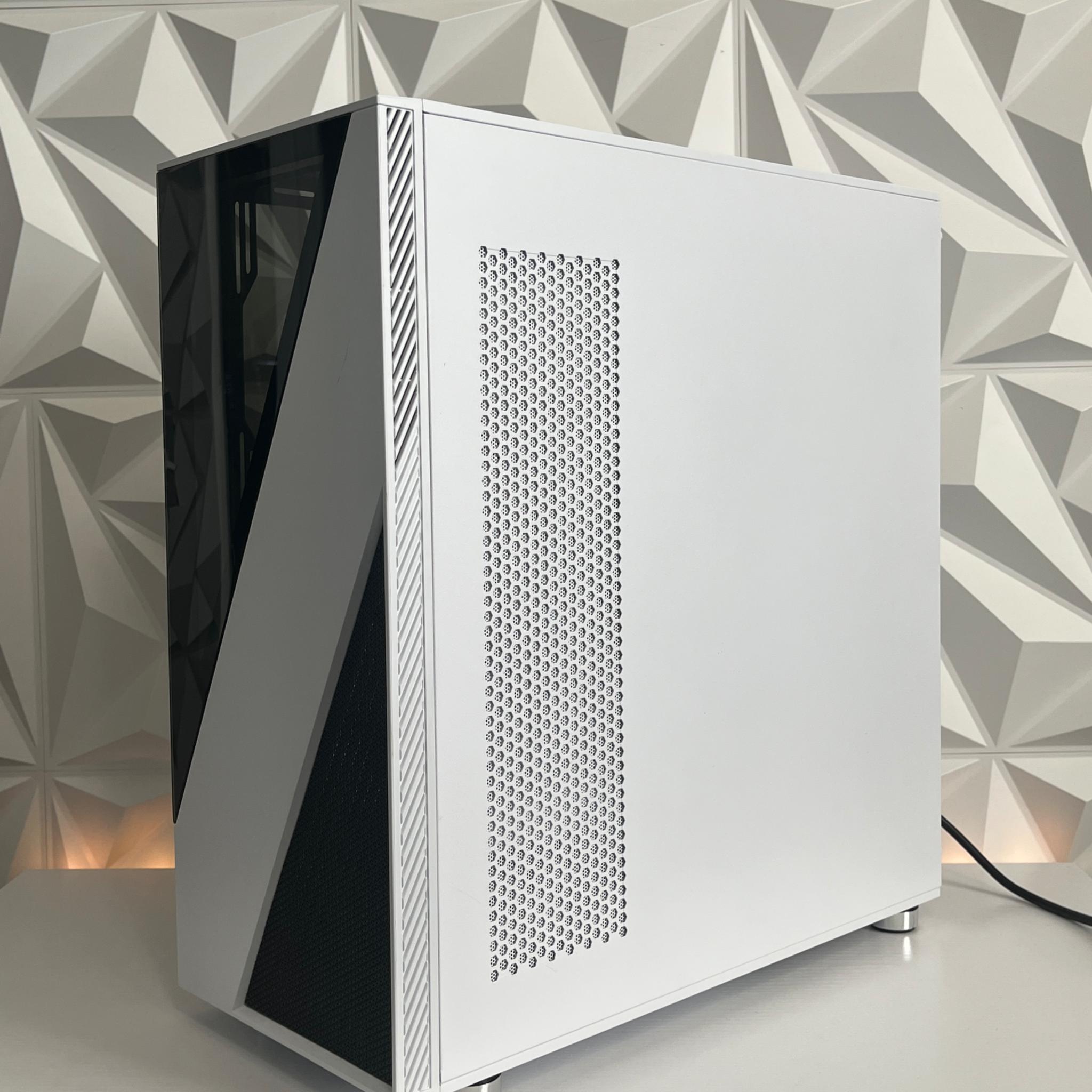 RTX 3060 12GB, Ryzen 5 2600X, 16GB RAM | White RGB Gaming Computer/PC