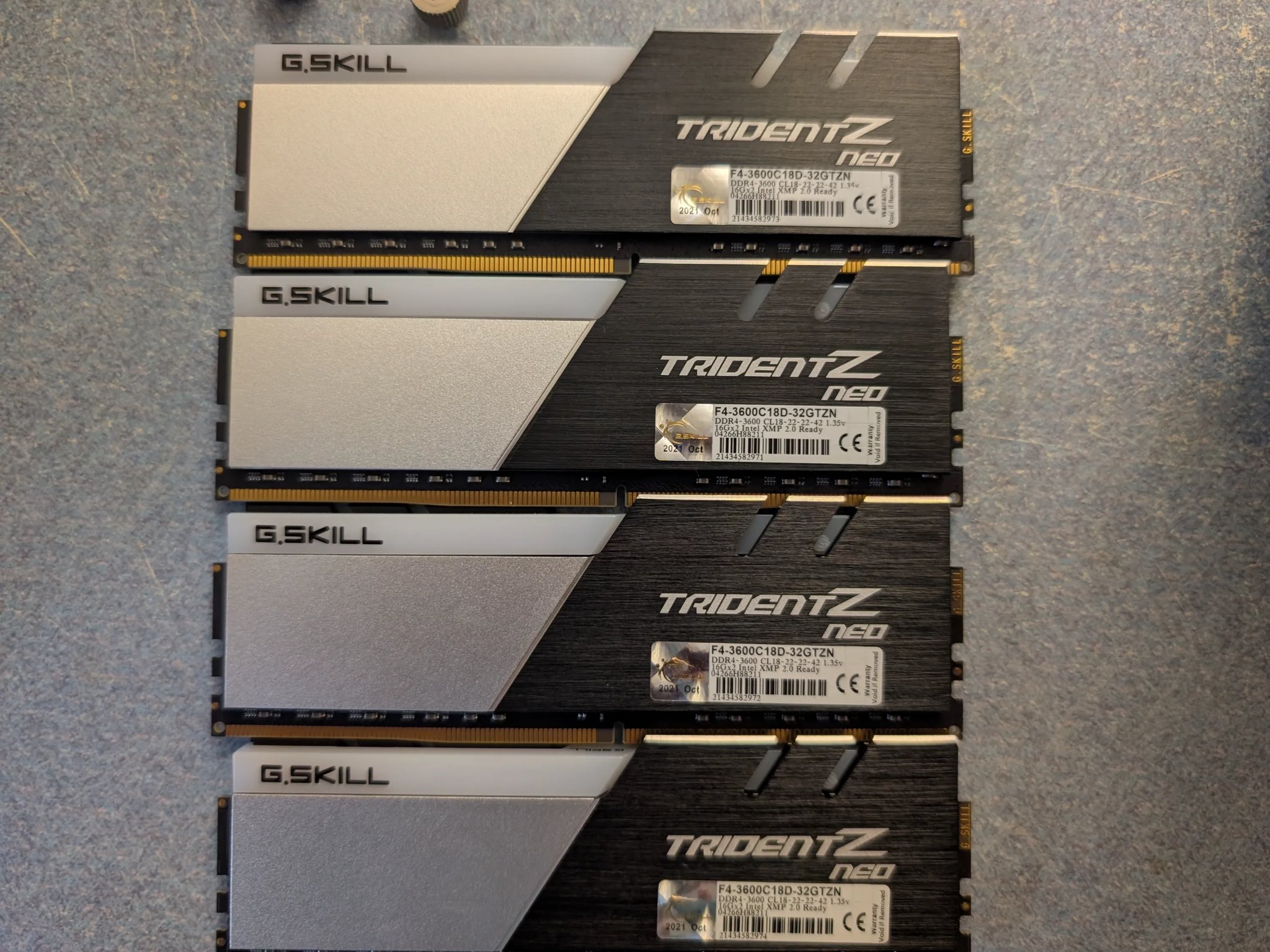 G-Skill NEO DDR4 64GB  KIT 4x16 cl-18-22-22-42  3600mhz