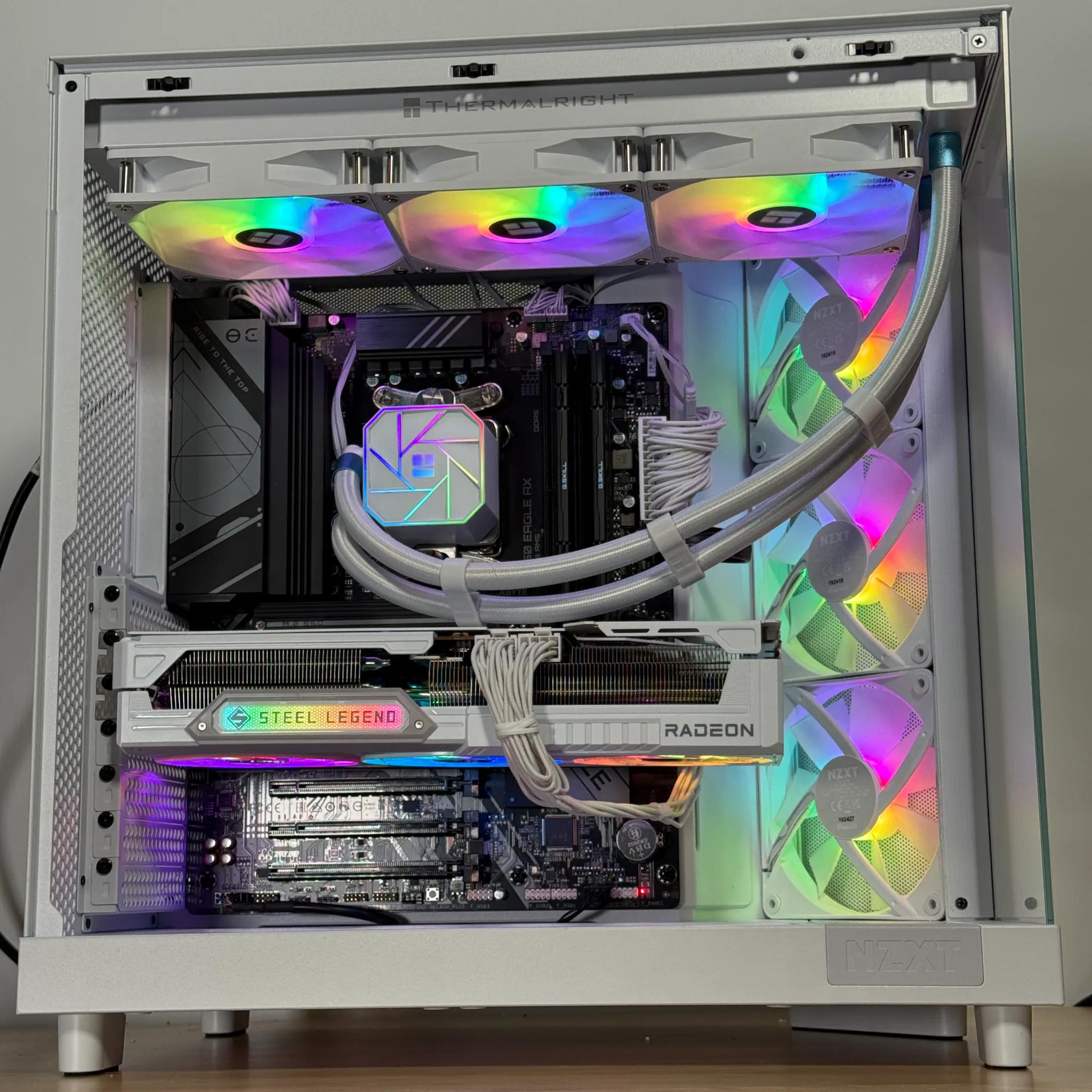 RX 9070XT STEEL LEGEND Ryzen 7 7800x3d Gaming PC