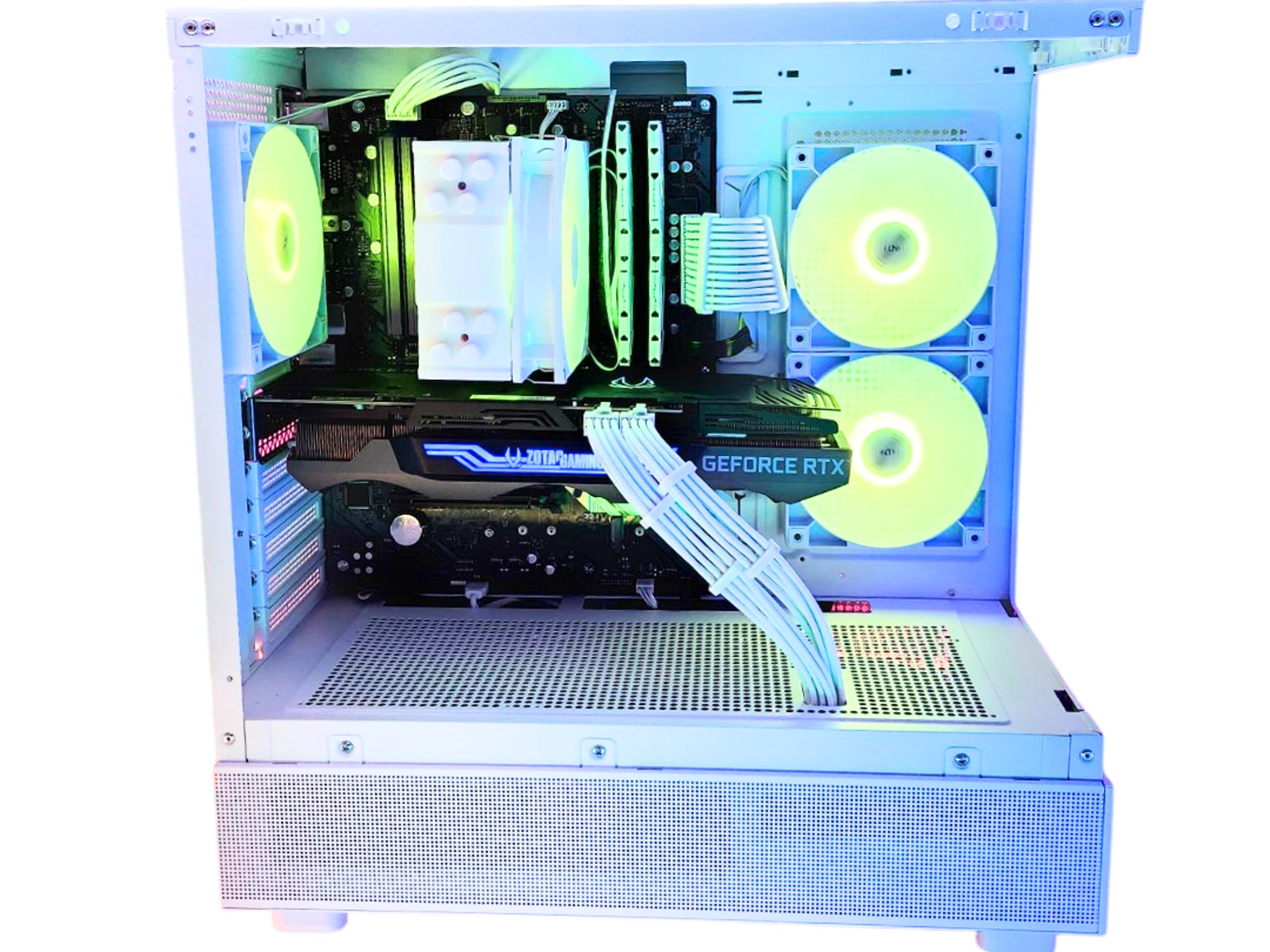 🌟 Warp Speed 🌠: RTX 3080 10GB | Ryzen 5700x | 32GB DDR4 RAM | 1TB SSD | 4 Fans | White Gaming PC