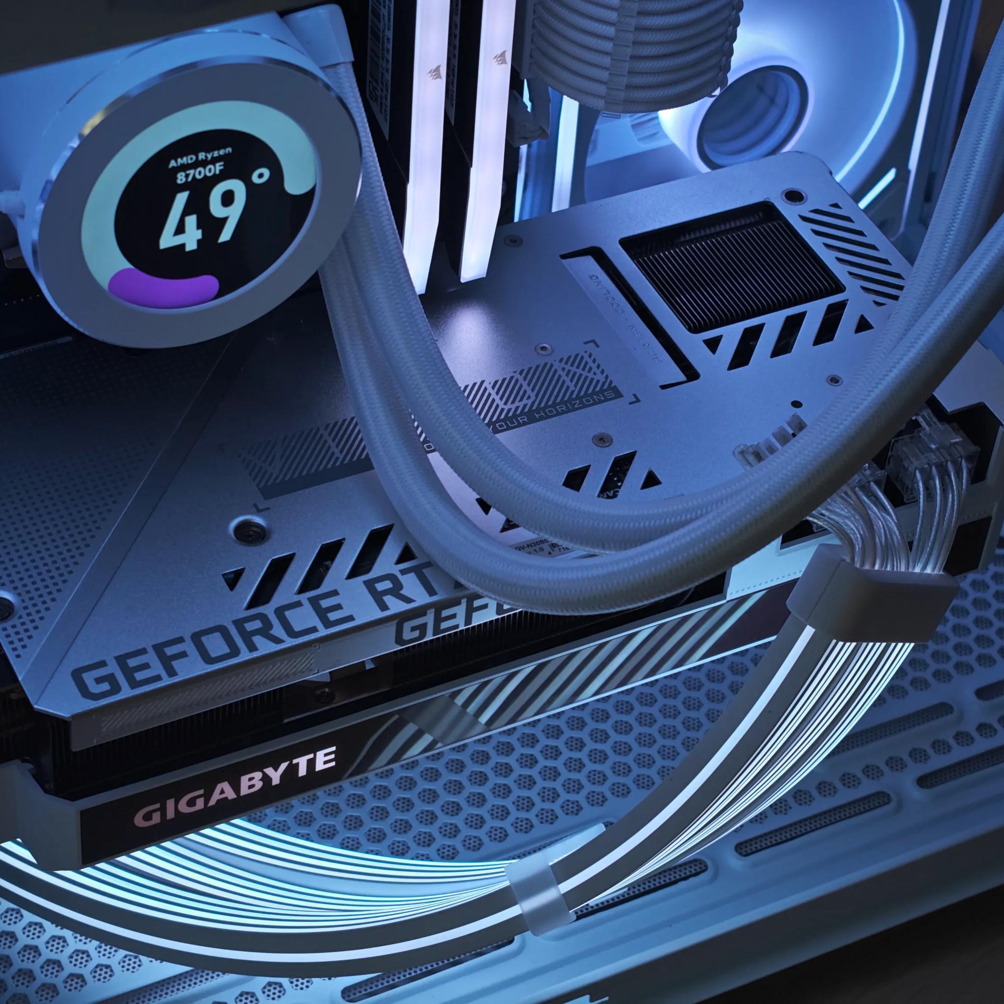 RTX 3080, Ryzen 7 7800X3D, 32GB DDR5, Customizable 2.1" LCD | 1440P/4K Gaming PC