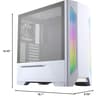 LIAN LI LANCOOL 2 WHITE Tempered Glass ATX Case -White Color -LANCOOL II -W