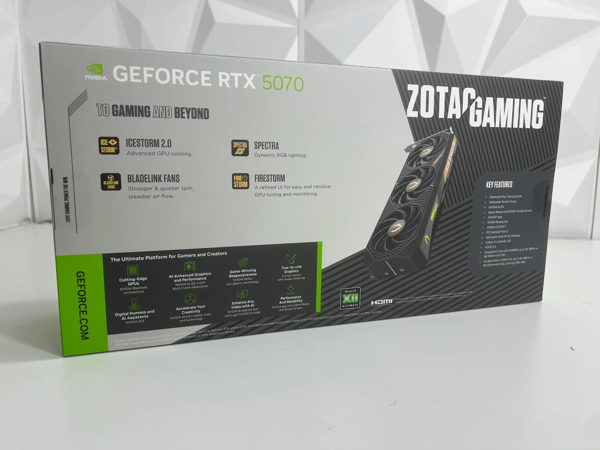 Zotac Solid RTX 5070 12GB