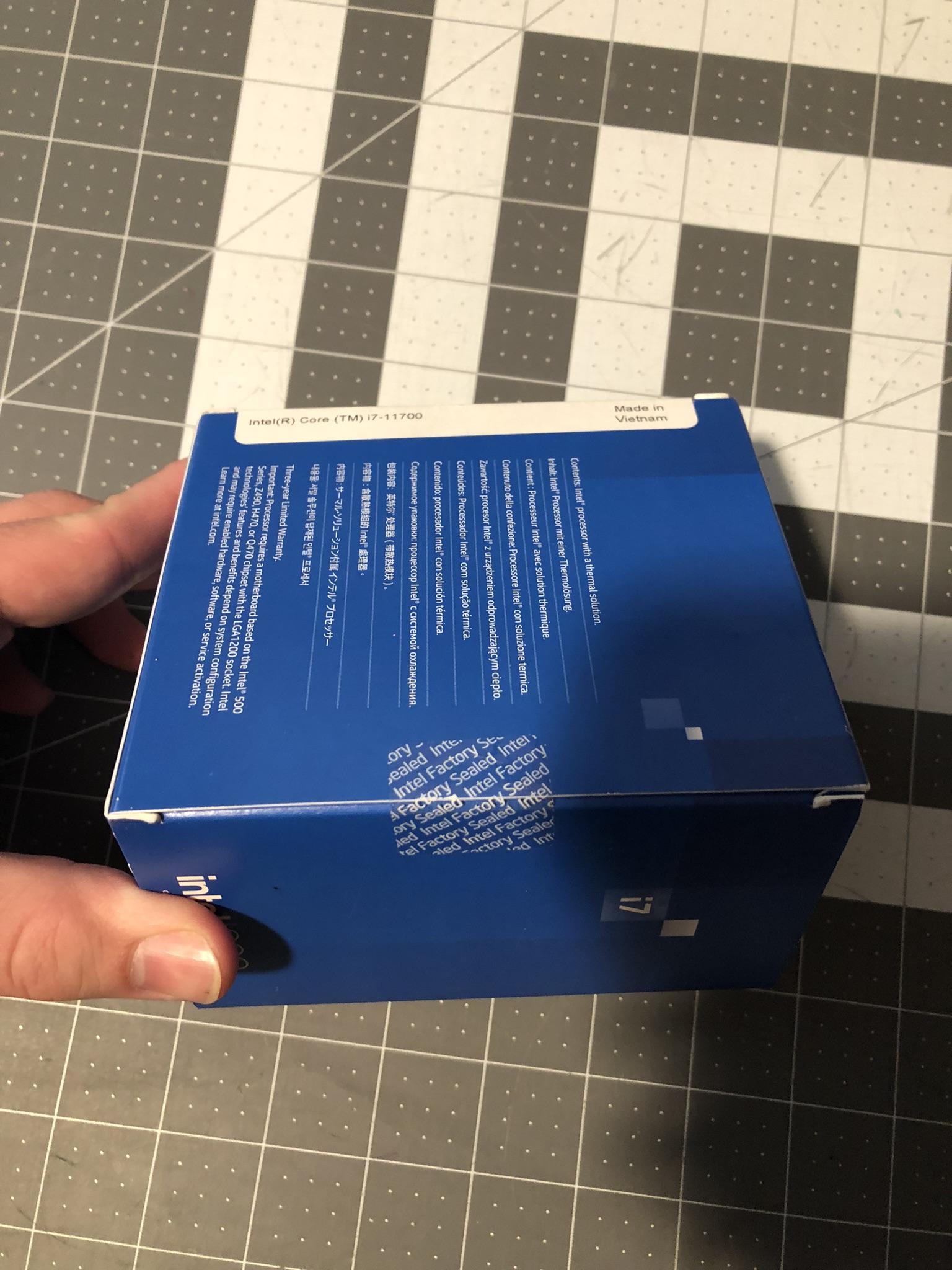 New in Unopened Box Intel Core i7 11700