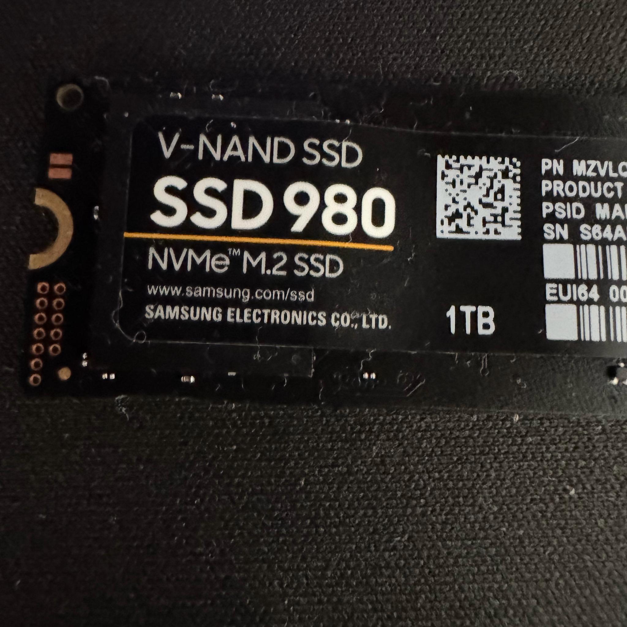 Samsung 1TB NVME SSD