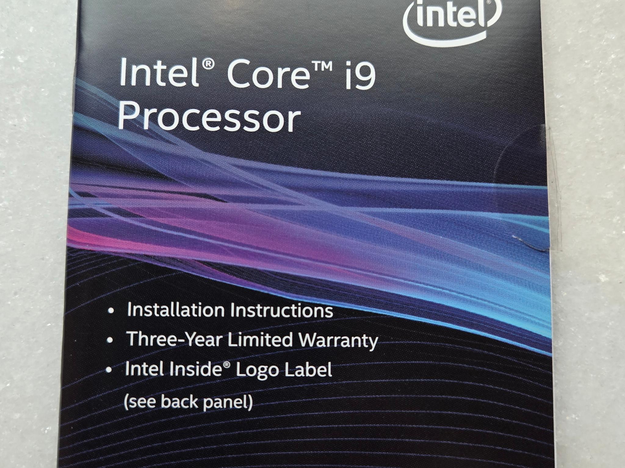 Intel i9 9900k