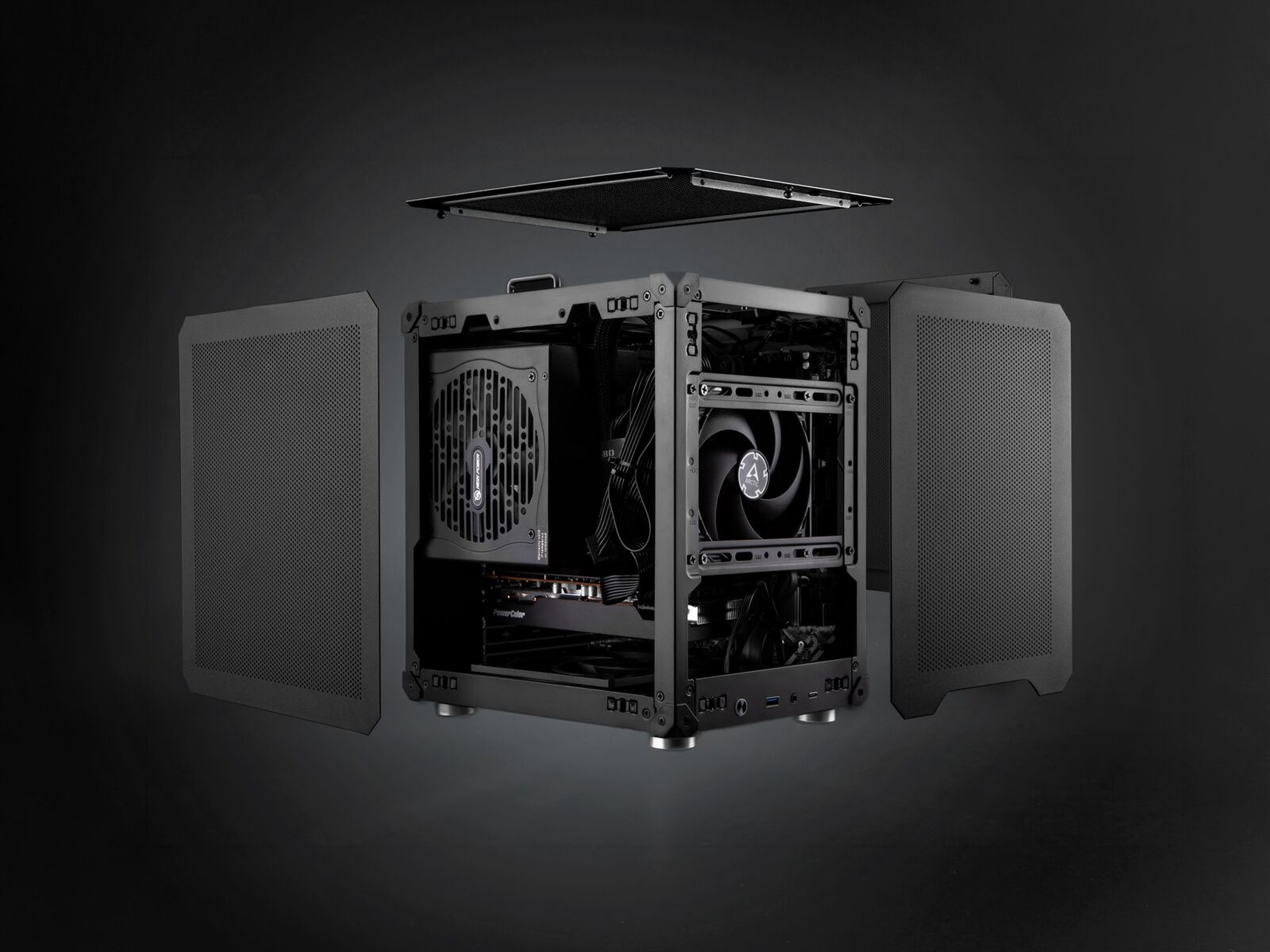 Raster Zero SFF Gaming PC RTX 5060 8GB Ryzen 5 7500X3D 16GB DDR5 1TB