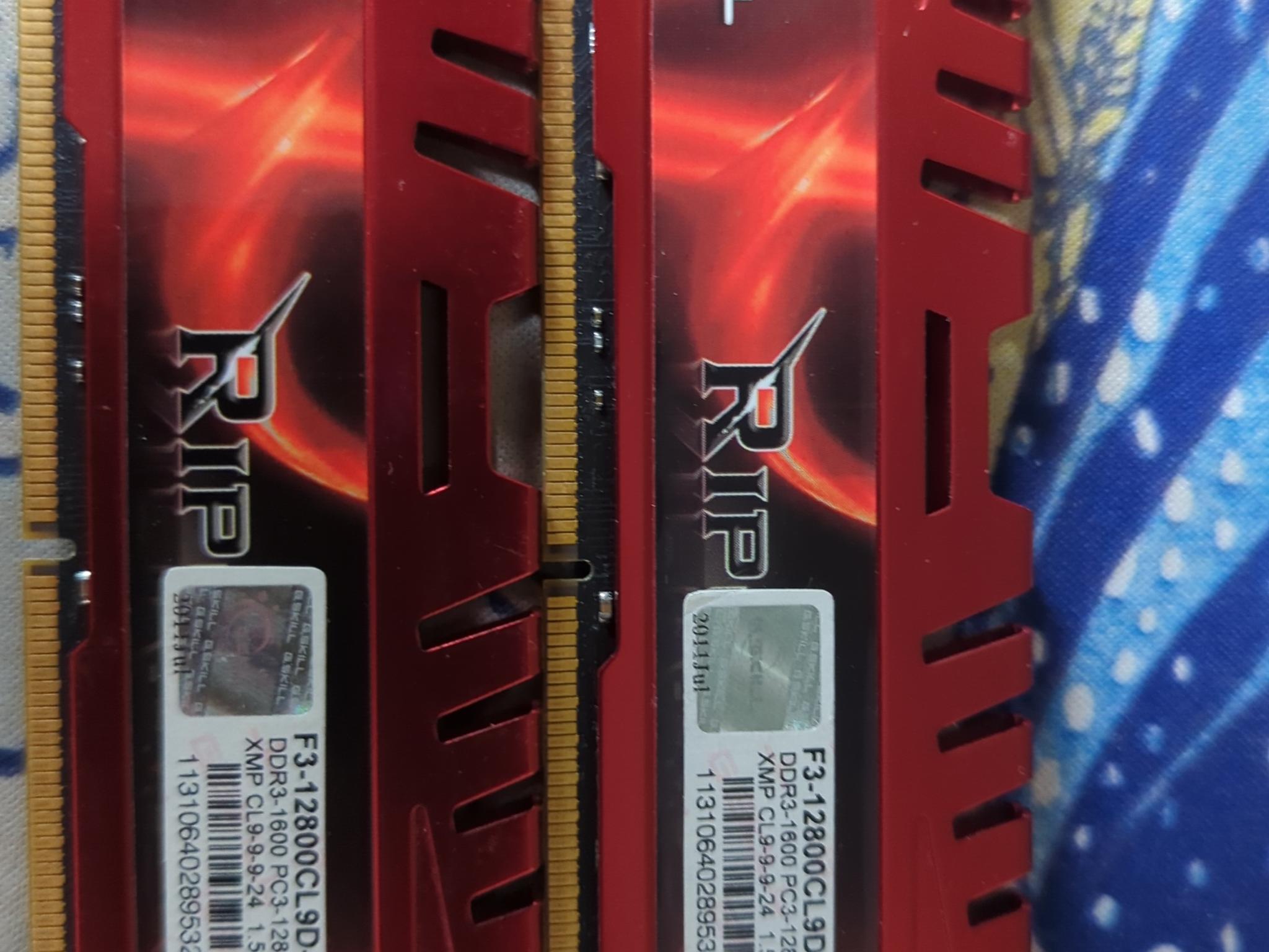 G.Skill 8gb ddr3 1600mhz