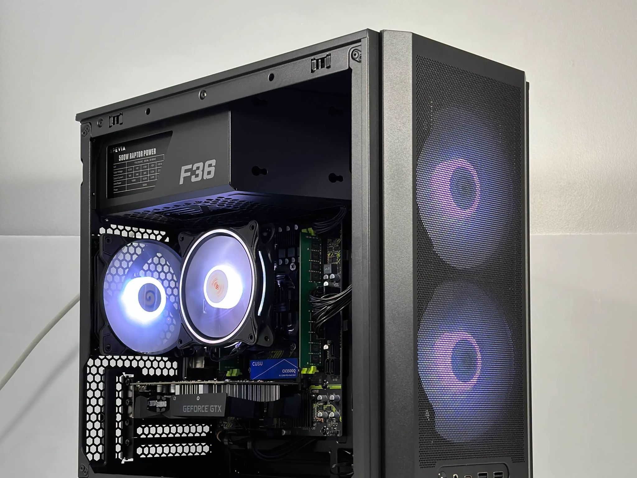 Intel i7 6 Core | GeForce GTX 1650 | 16GB RAM | 512GB SSD | WIFI | 1080p Black Gaming PC