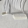 White CPU and Motherboard PC Extension Cables