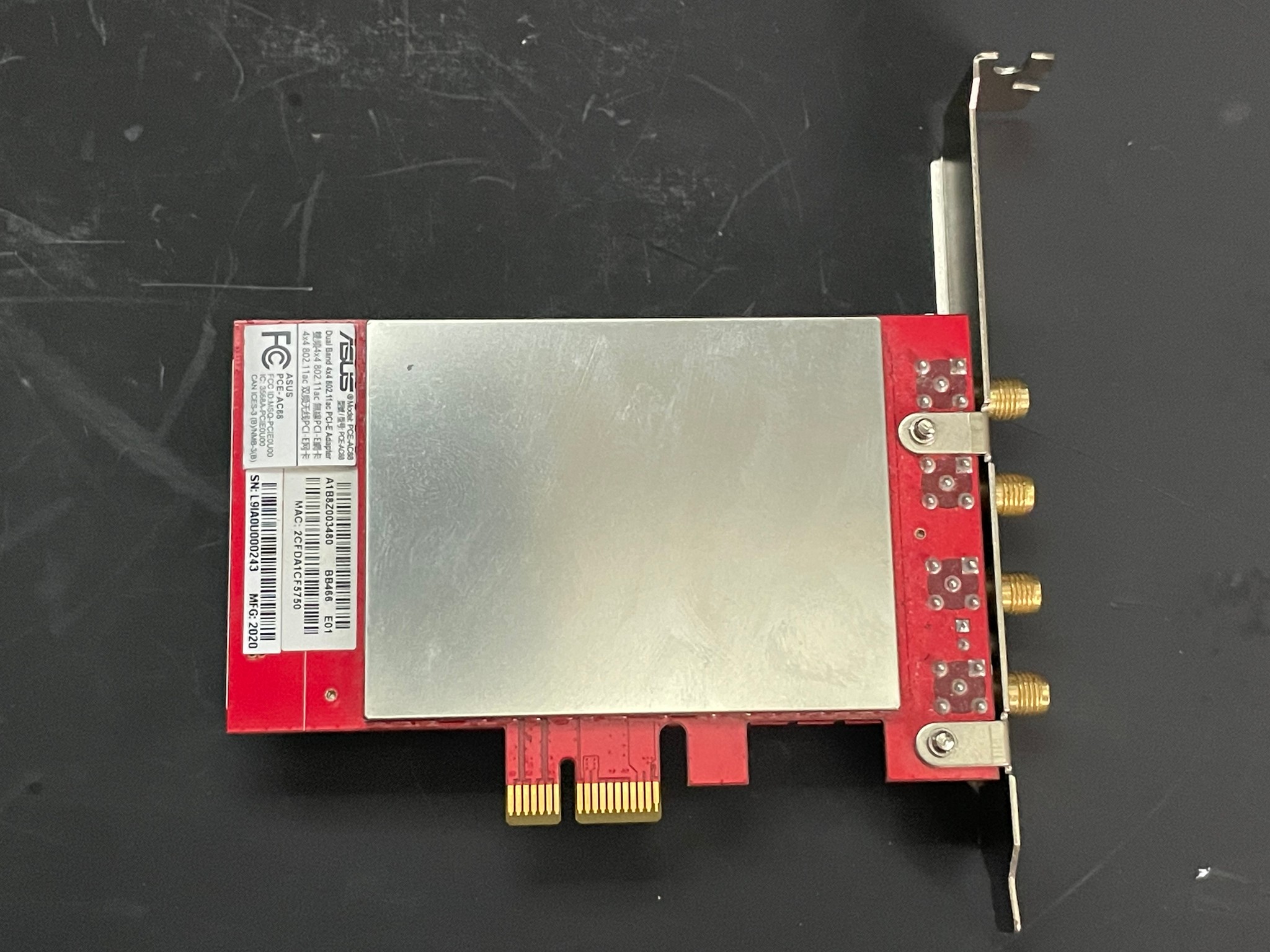 ASUS PCE-AC88 AC3100 Dual-Band 4x4 PCIe Wireless Wi-Fi Adapter Card | Free Shipping