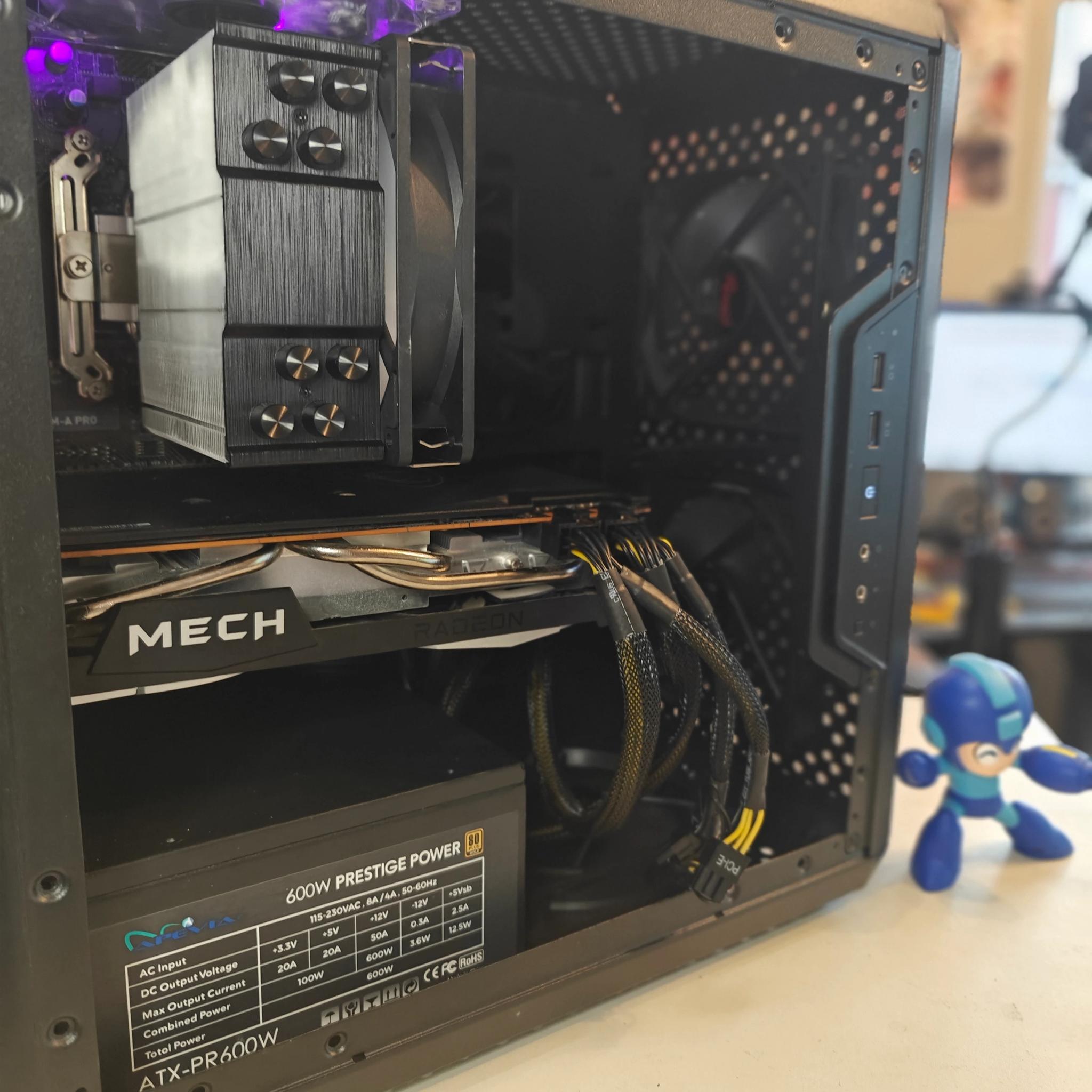 👟♠💜 Midrange Starter | Ryzen 7 5700X3D | Radeon RX 6700 XT | 32GB DDR4 RAM | 1TB NVMe SSD