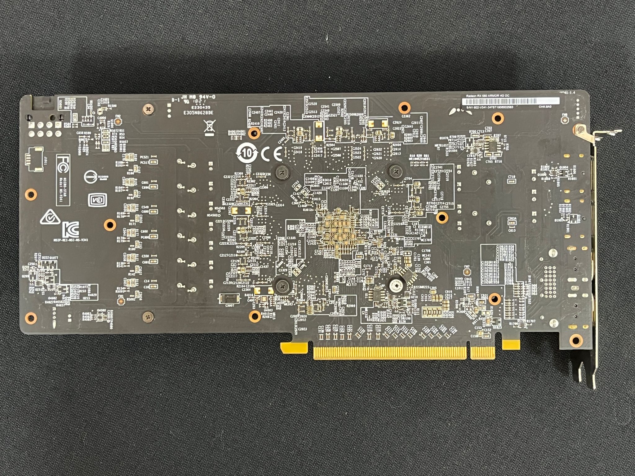 MSI Radeon RX 580 4GB ARMOR OC