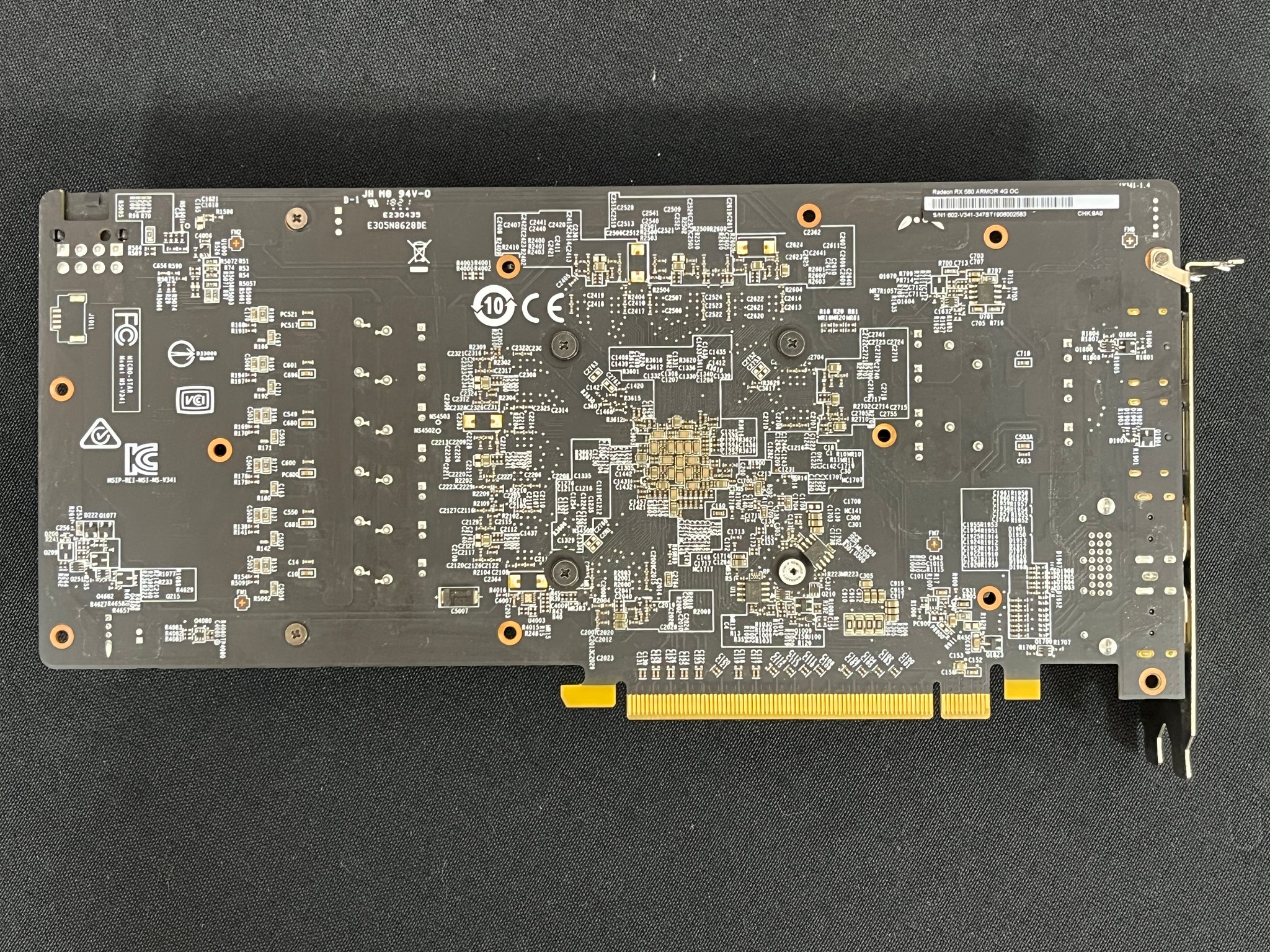 MSI Radeon RX 580 4GB ARMOR OC