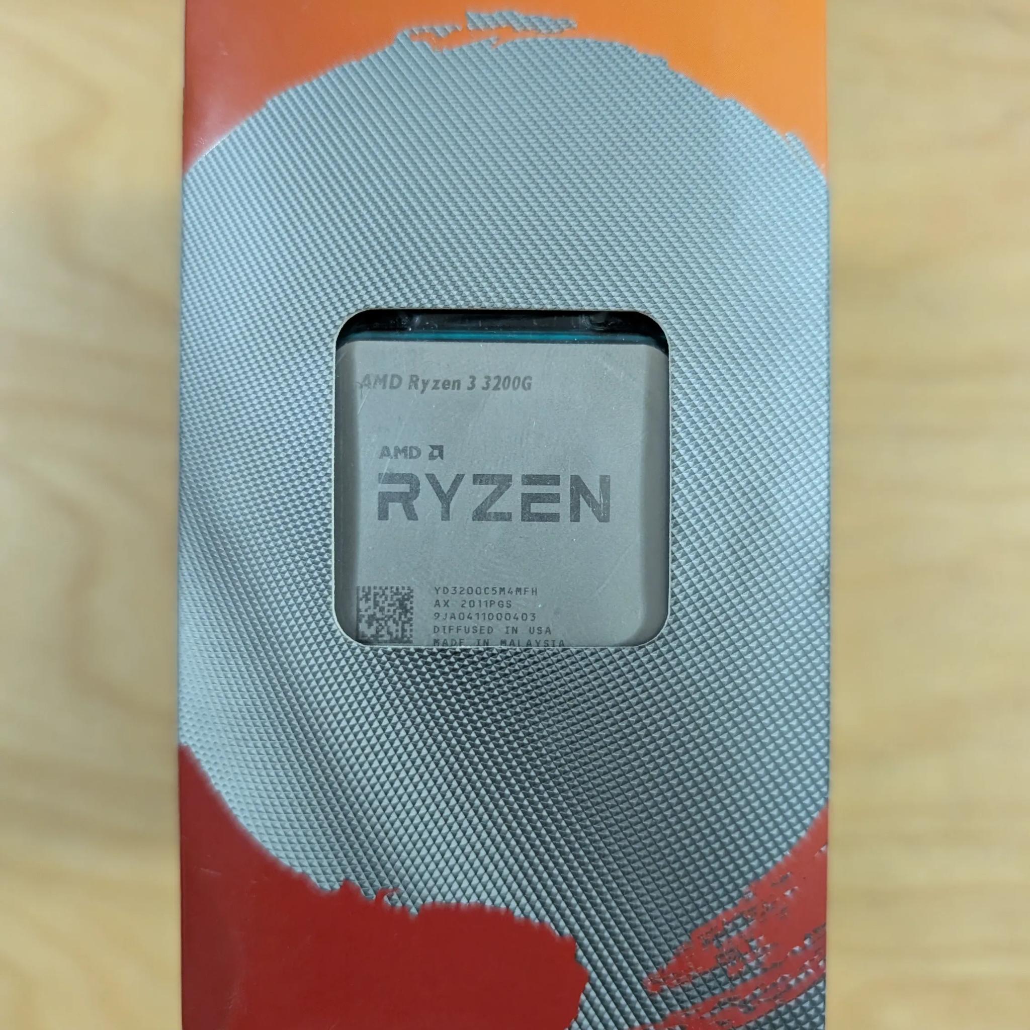 AMD Ryzen 3 3200G quad core