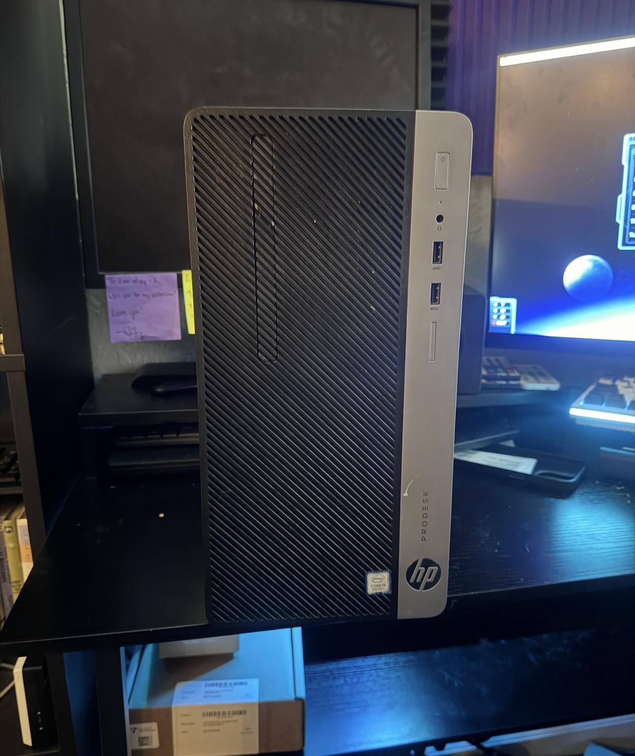 HP ProDesk i5 8500 6core RTX 3050 32gb DDR4 4TB