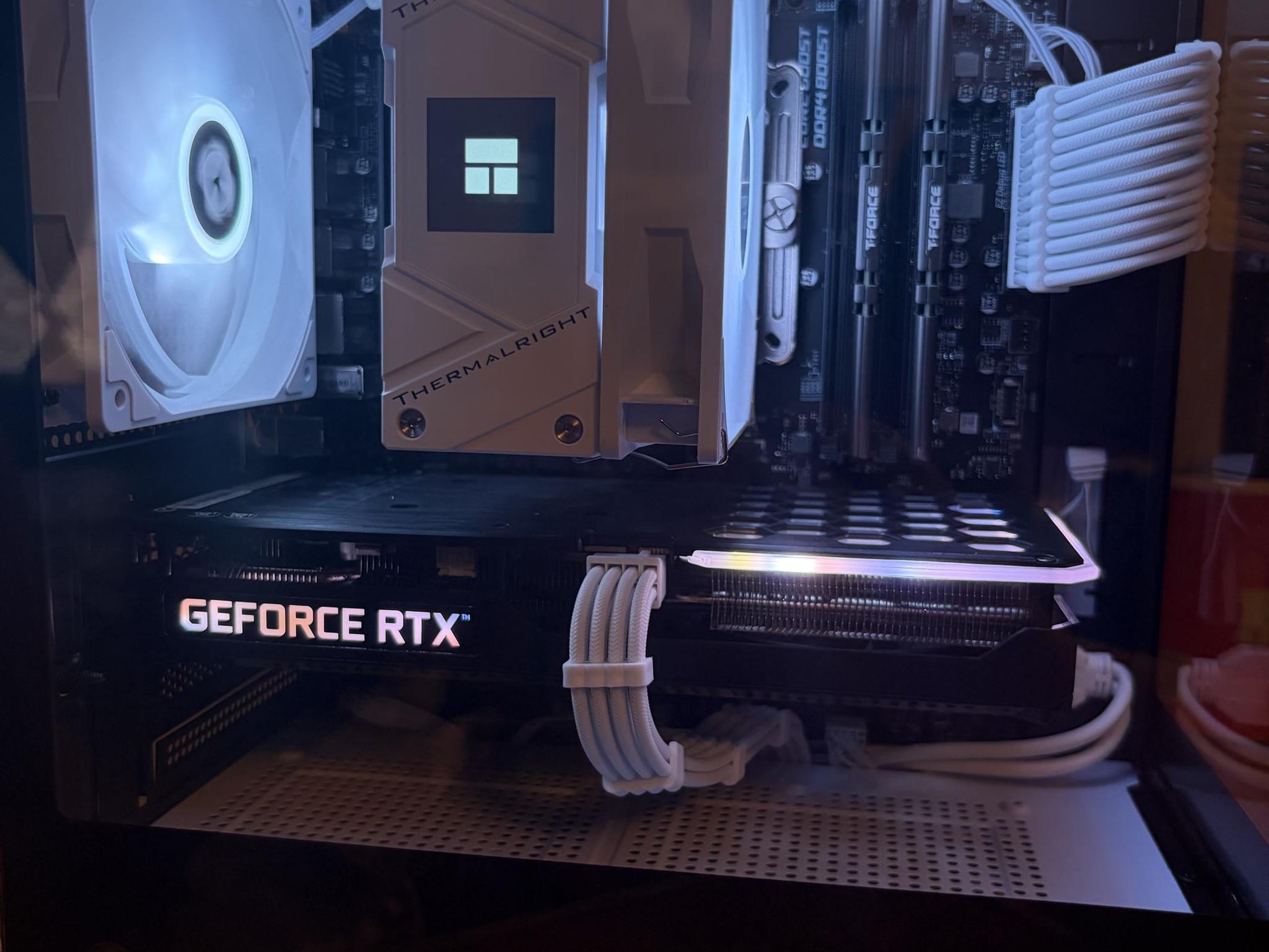 🤍⚫ White & Black Gaming PC | RTX 3060 Ti | Ryzen 5 5500 | 16GB DDR4 3200 CL16 ⚫🤍