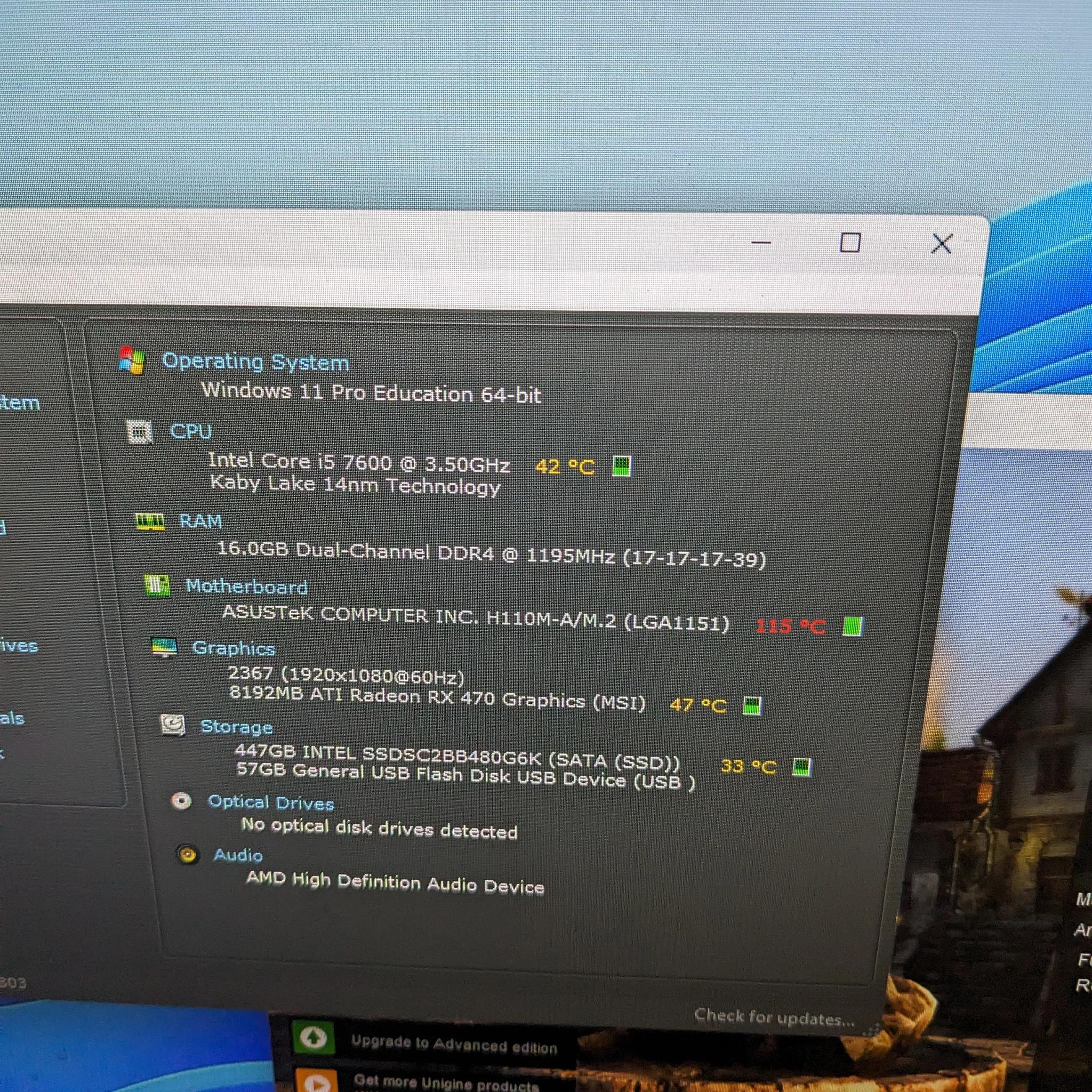 FREE SHIP || "RGBeam" || i5-7600, 16GB RAM, RX 470 8GB, 480GB SSD, Win11, WiFi