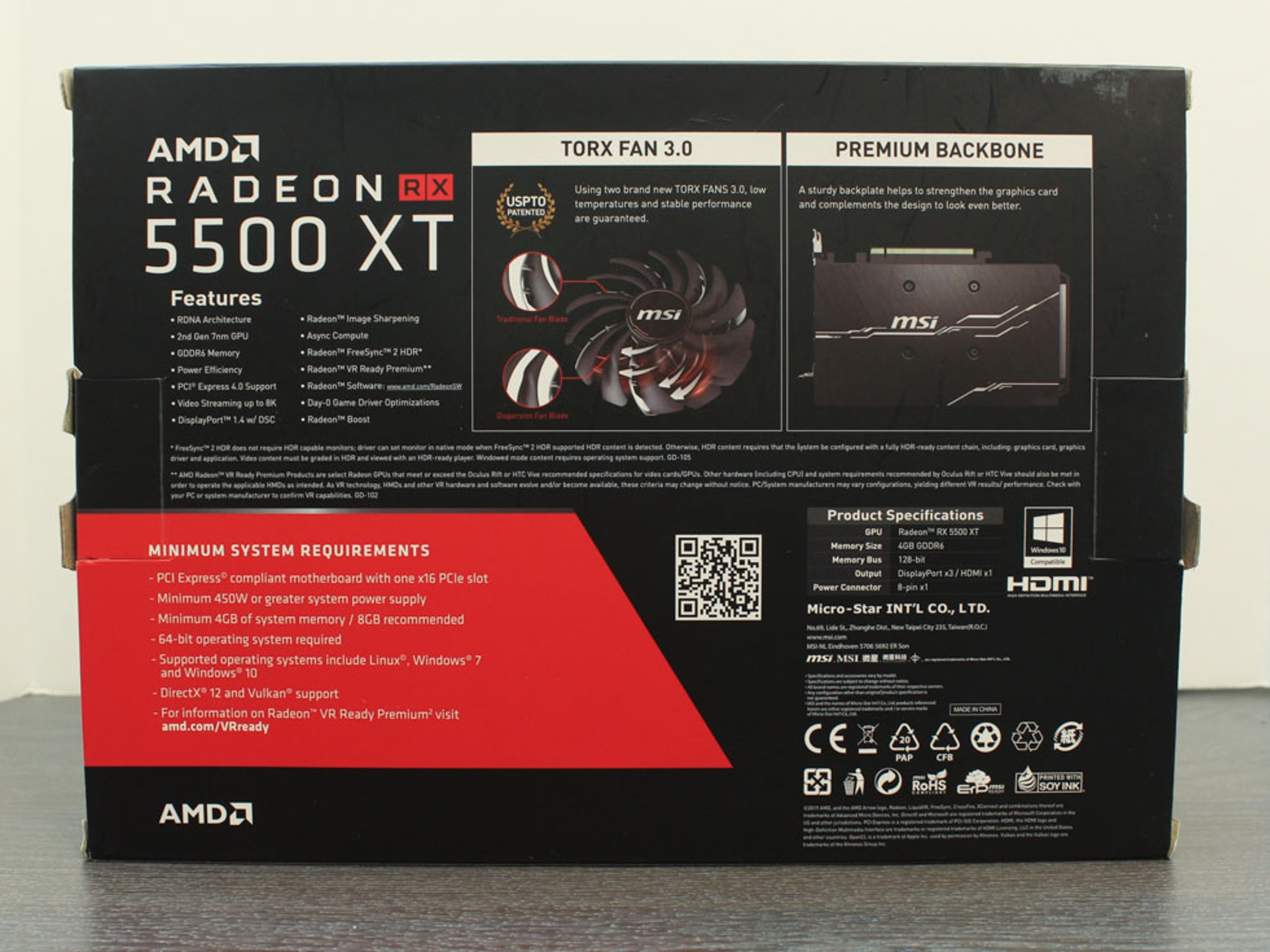 MSI Radeon RX 5500 XT MECH 4G OC - Used