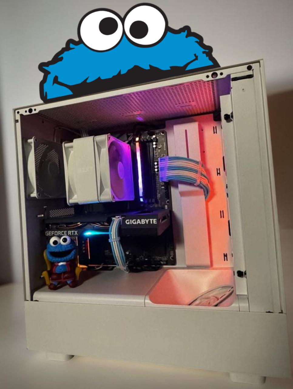 🍪COOKIE BEAST🥛| RYZEN 7 5700 | NVIDIA 3060 | 32GB DDR4 | 1TB SSD | WIFI/BT | WIN 11
