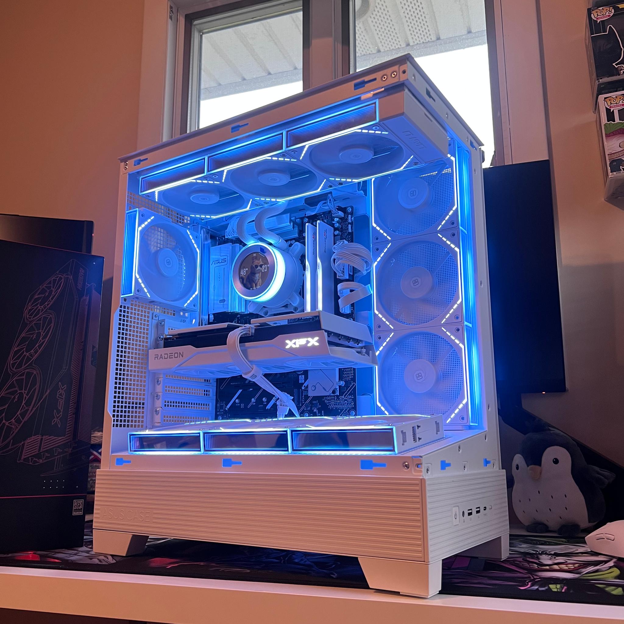 SALE! Glacier 🧊 | RYZEN 5 7600X | RX 9060XT 16GB | 32GB DDR5 | 2TB NVMe | 700W PSU |