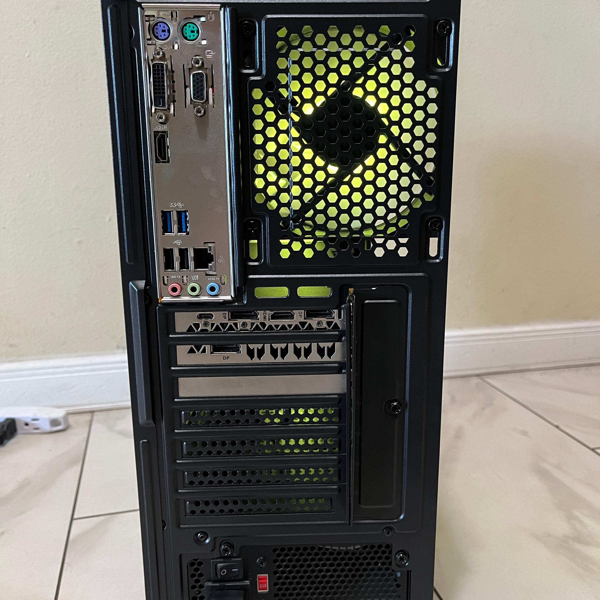 🟠🔥RTX 2080, Intel i5-10400, 16GB RAM, 870GB Storage, High Performance RGB Gaming PC /w Wi-Fi🖥️
