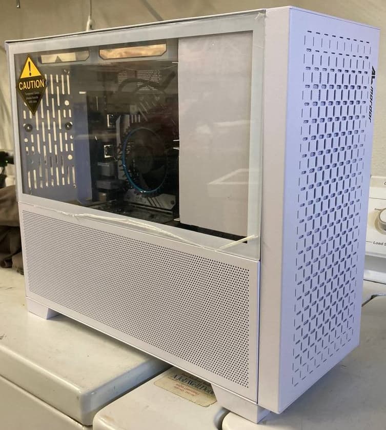 Budget MFF White Gaming PC (13100F, 6500XT, 16GB RAM)