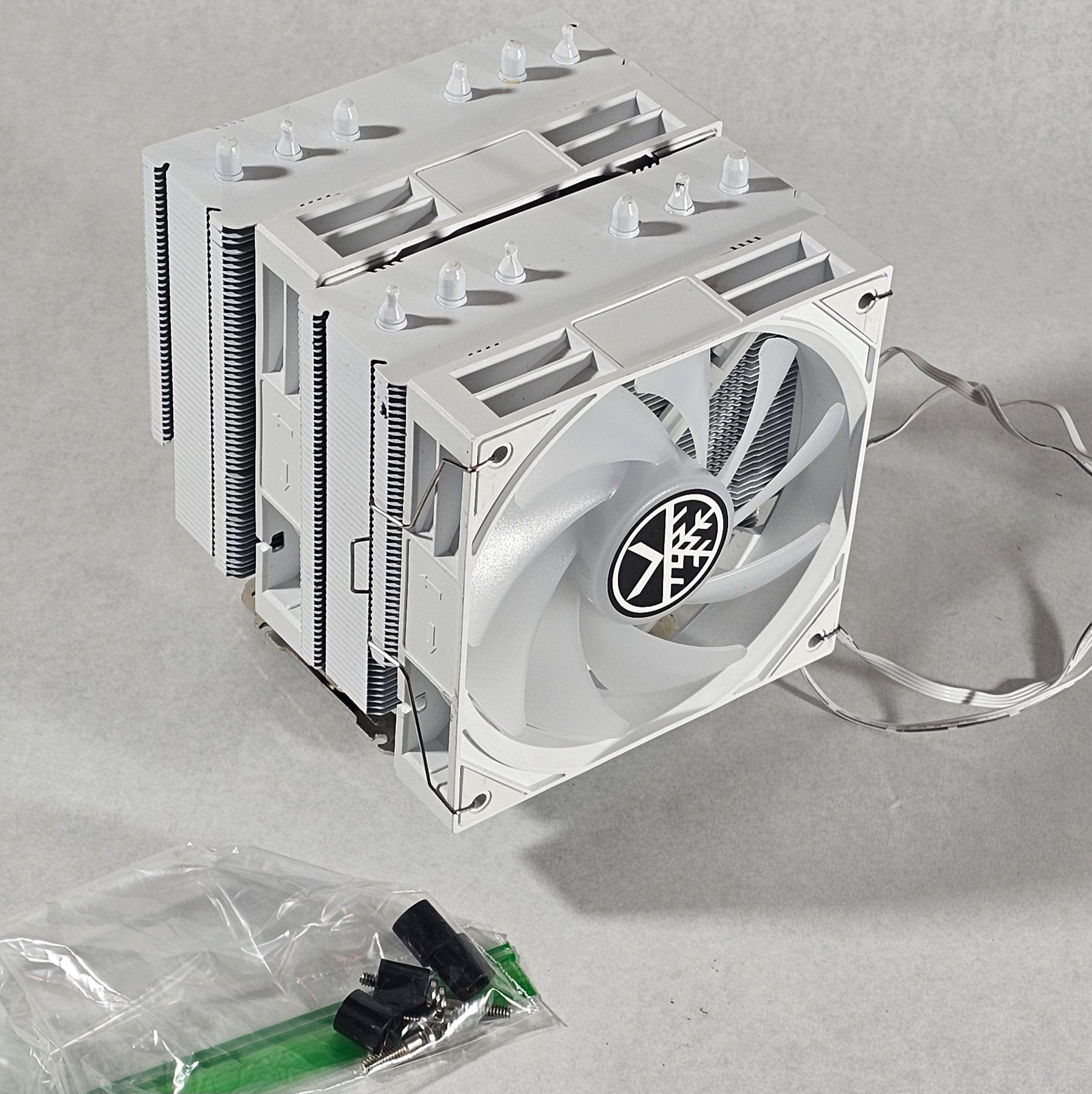 White RGB CPU Air Cooler for AMD AM5 Socket