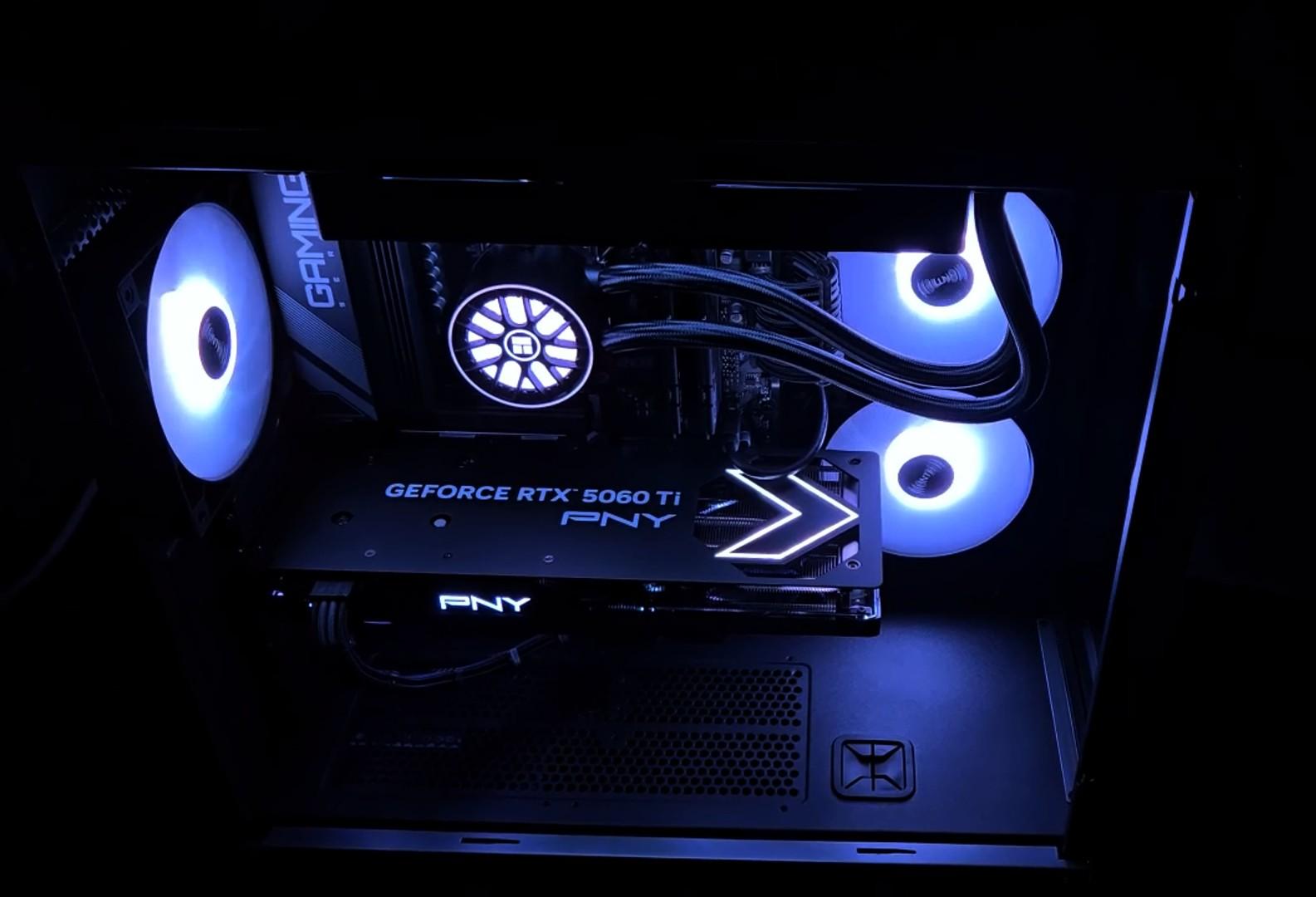 Gaming PC - Ryzen 7 7700X - RTX 5060 Ti 16GB - 32GB DDR5 6000MTs - 1TB NVMe (7000MB/s) - Windows 11