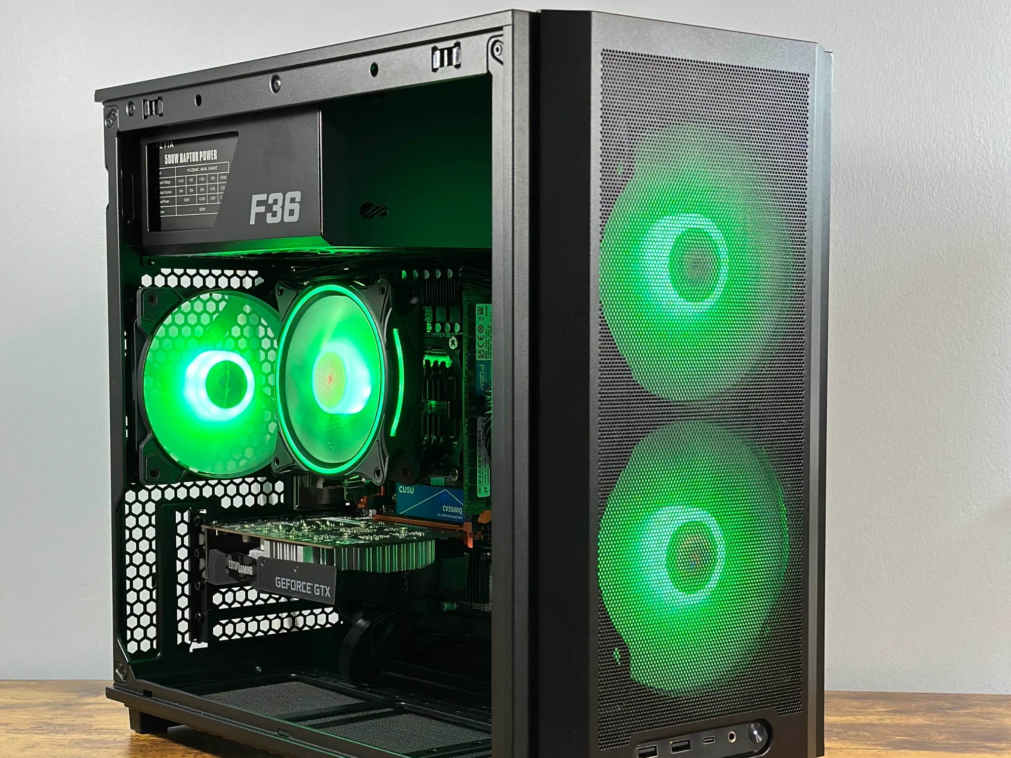 Intel i7 6 Core | GeForce GTX 1650 | 32GB RAM | 512GB SSD | WIFI | 1080p Black Gaming PC