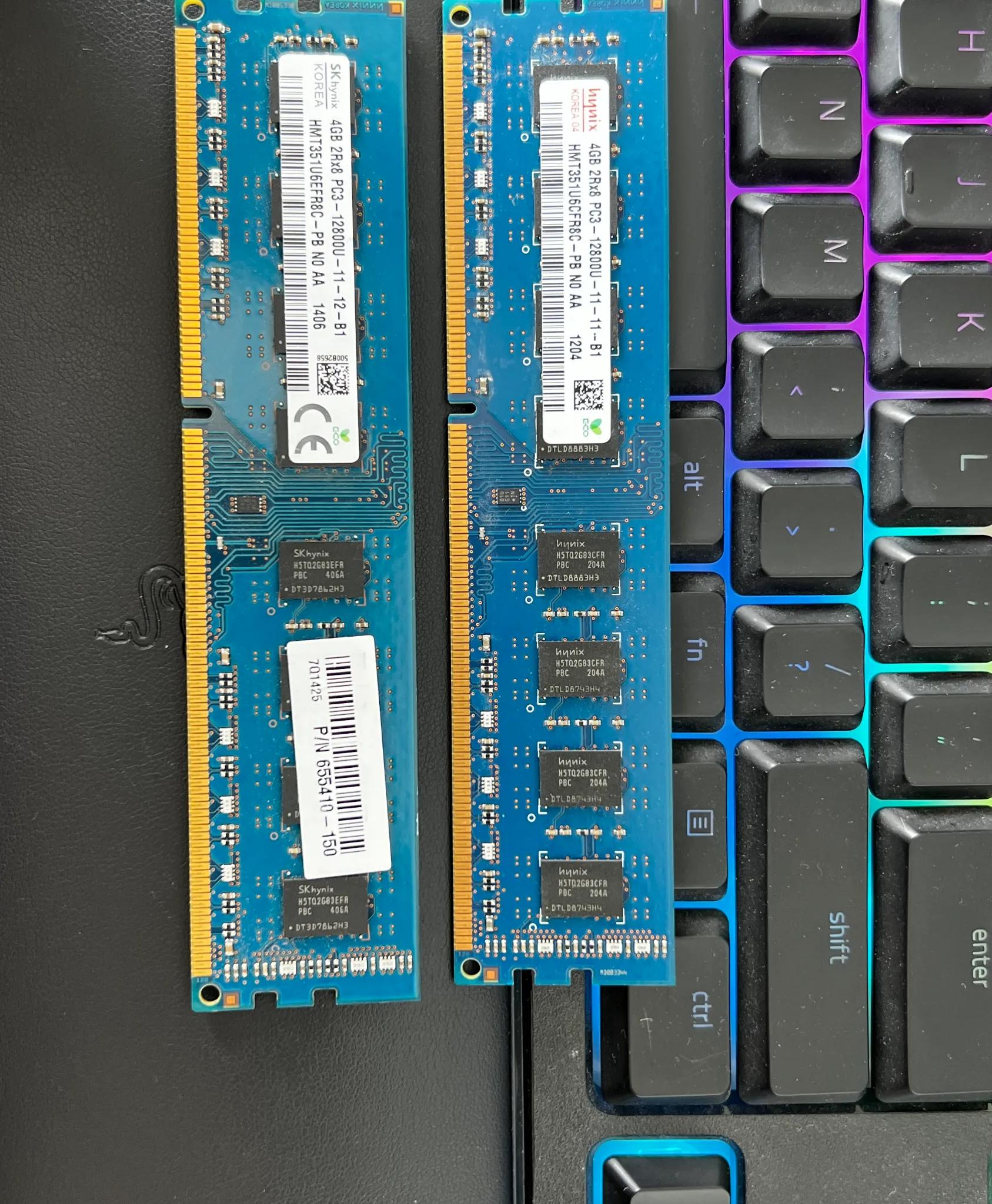 🔵8GB DDR3 RAM 1600MHz 2x4GB🔵