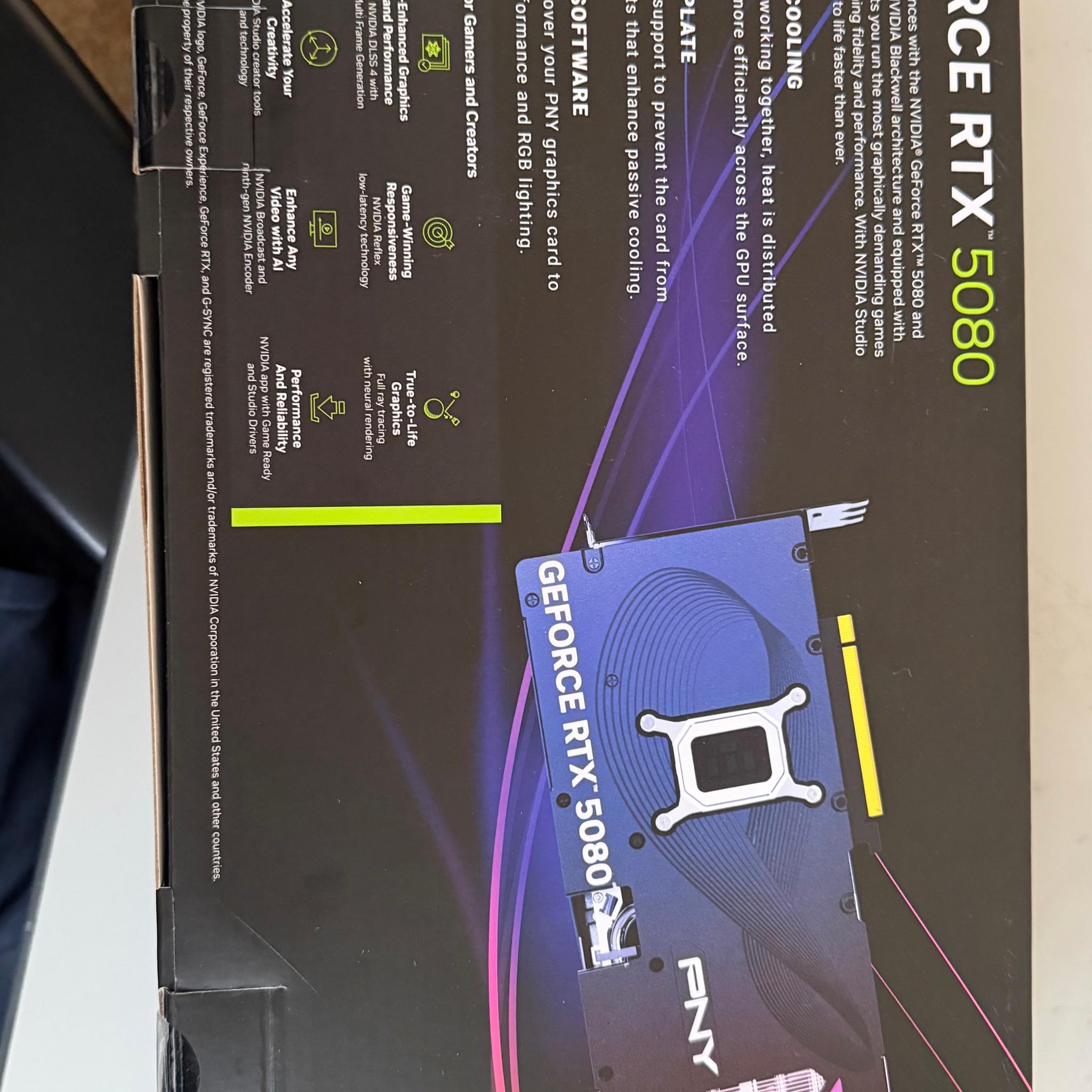 PNY GeForce RTX 5080 ARGB EPIC-X RGB Overclocked Triple Fan