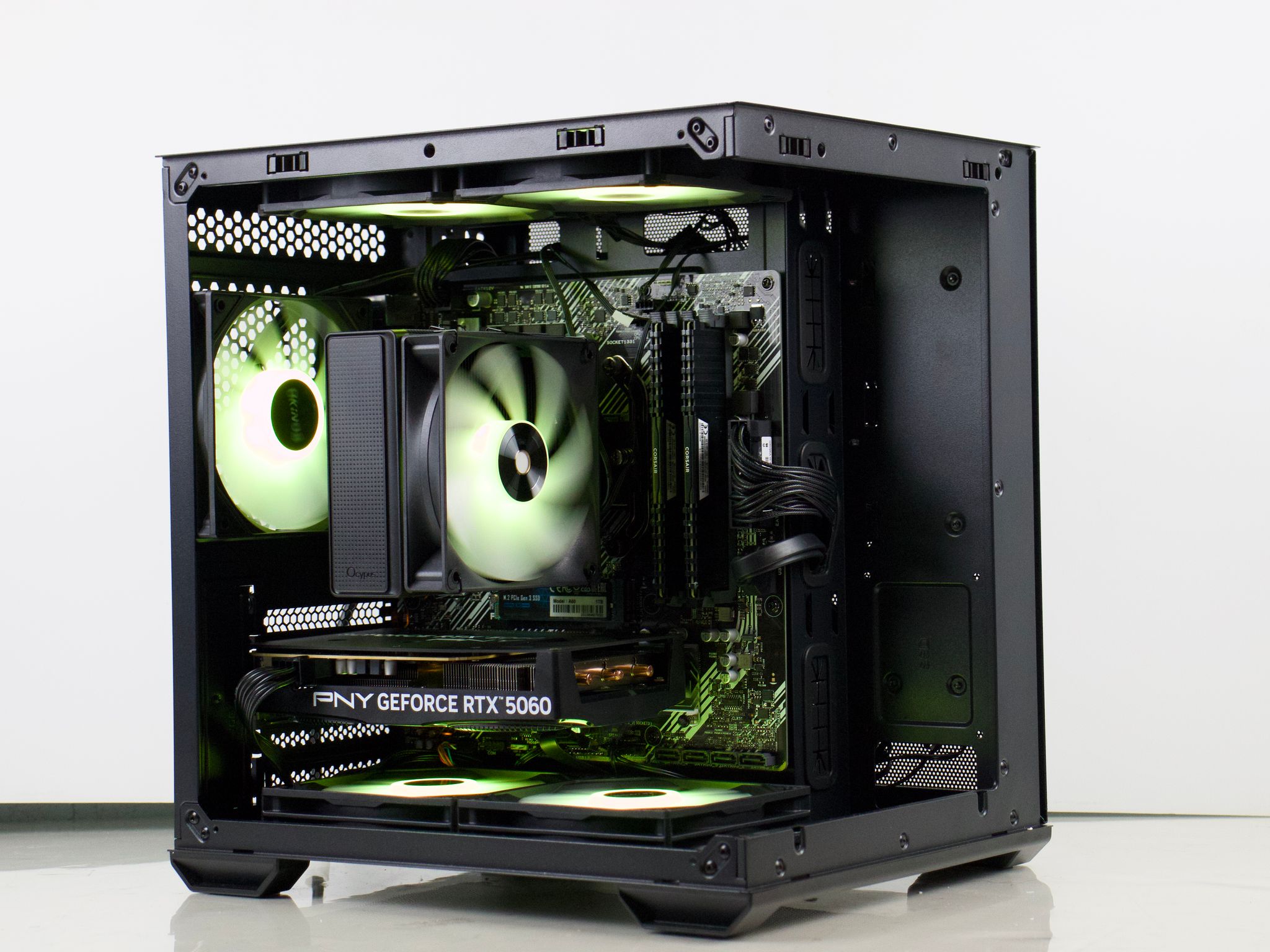 RGB Gaming PC 🔥RTX 5060, Ryzen 7 3700X, 32GB RAM, 1TB SSD, WiFi, BlueTooth 🔥 1440P/1080P Beast