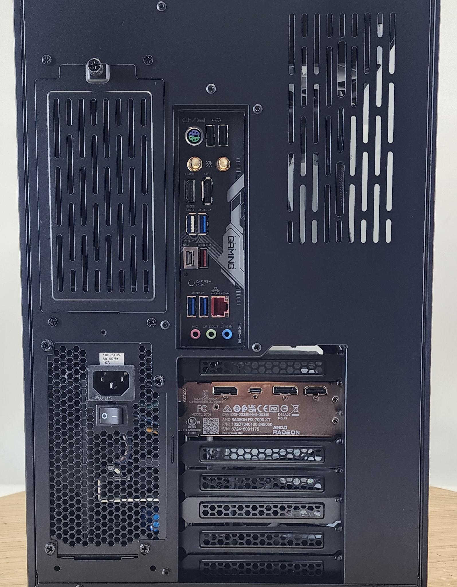 Gaming PC Ryzen 7 9700X 32GB RAM 1TB SSD RX 7900 XT 20GB Windows 11 Computer