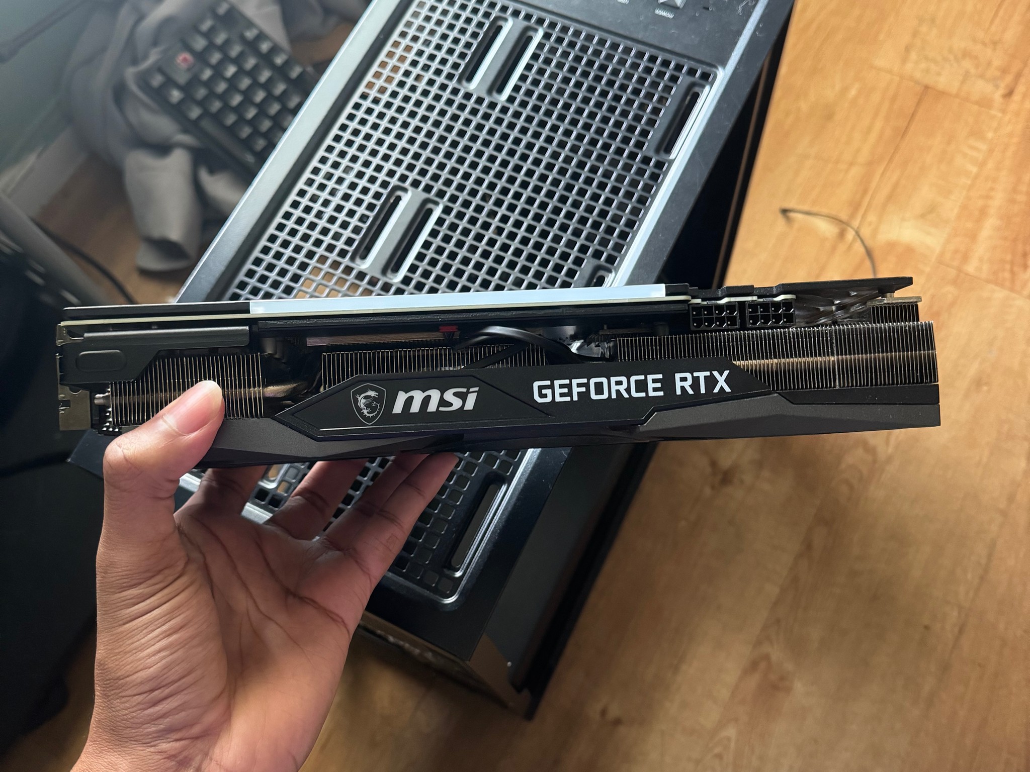 MSI RTX 3060 12gb GAMING X TRIO with Vertical GPU Mount