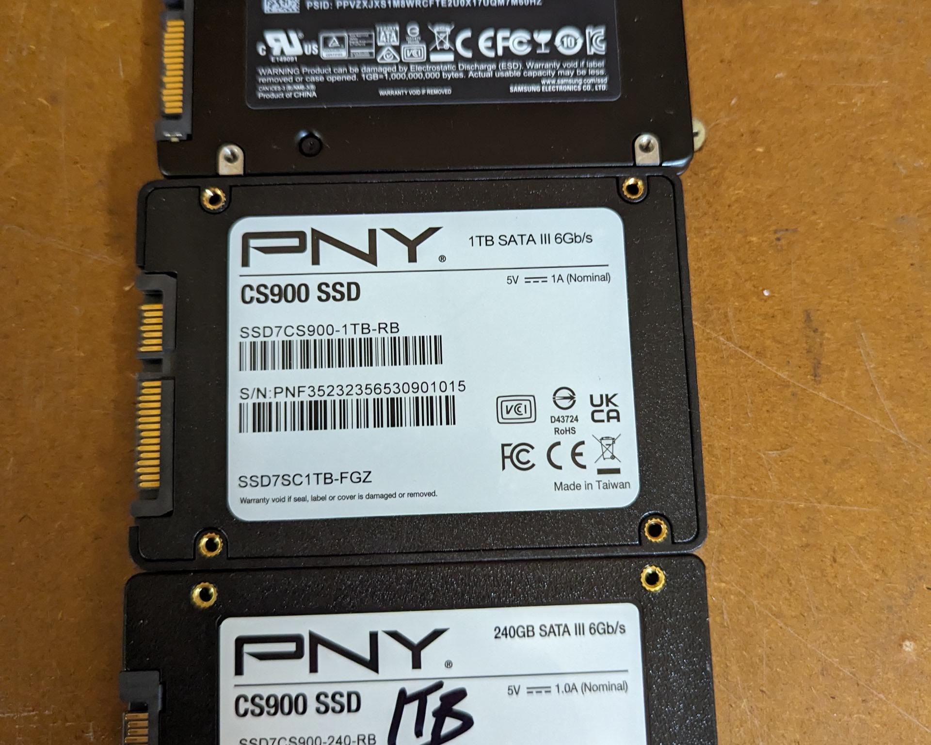 3x 2.5 ssd