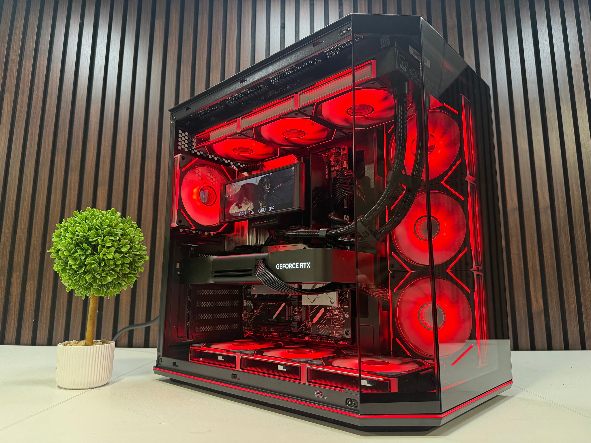 RTX 5090 | Ryzen 9950X3D | 64GB DDR5 | 2TB M.2 | 1200 Watt Gold PSU | LCD AIO