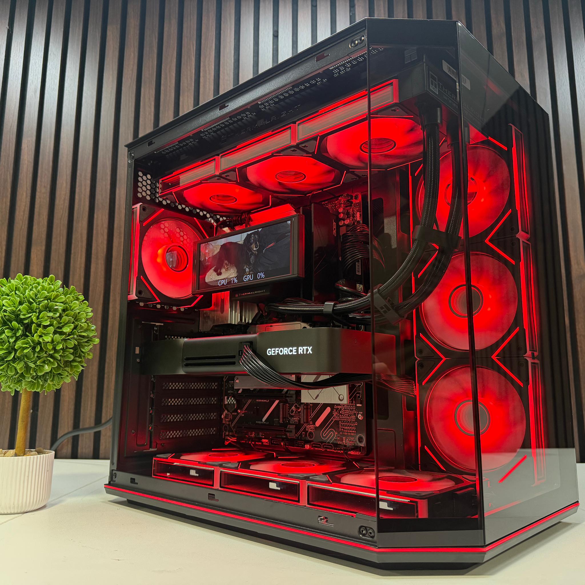 RTX 5090 | Ryzen 9950X3D | 64GB DDR5 | 2TB M.2 | 1200 Watt Gold PSU | LCD AIO
