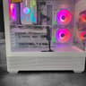 White gaming PC for beginners.