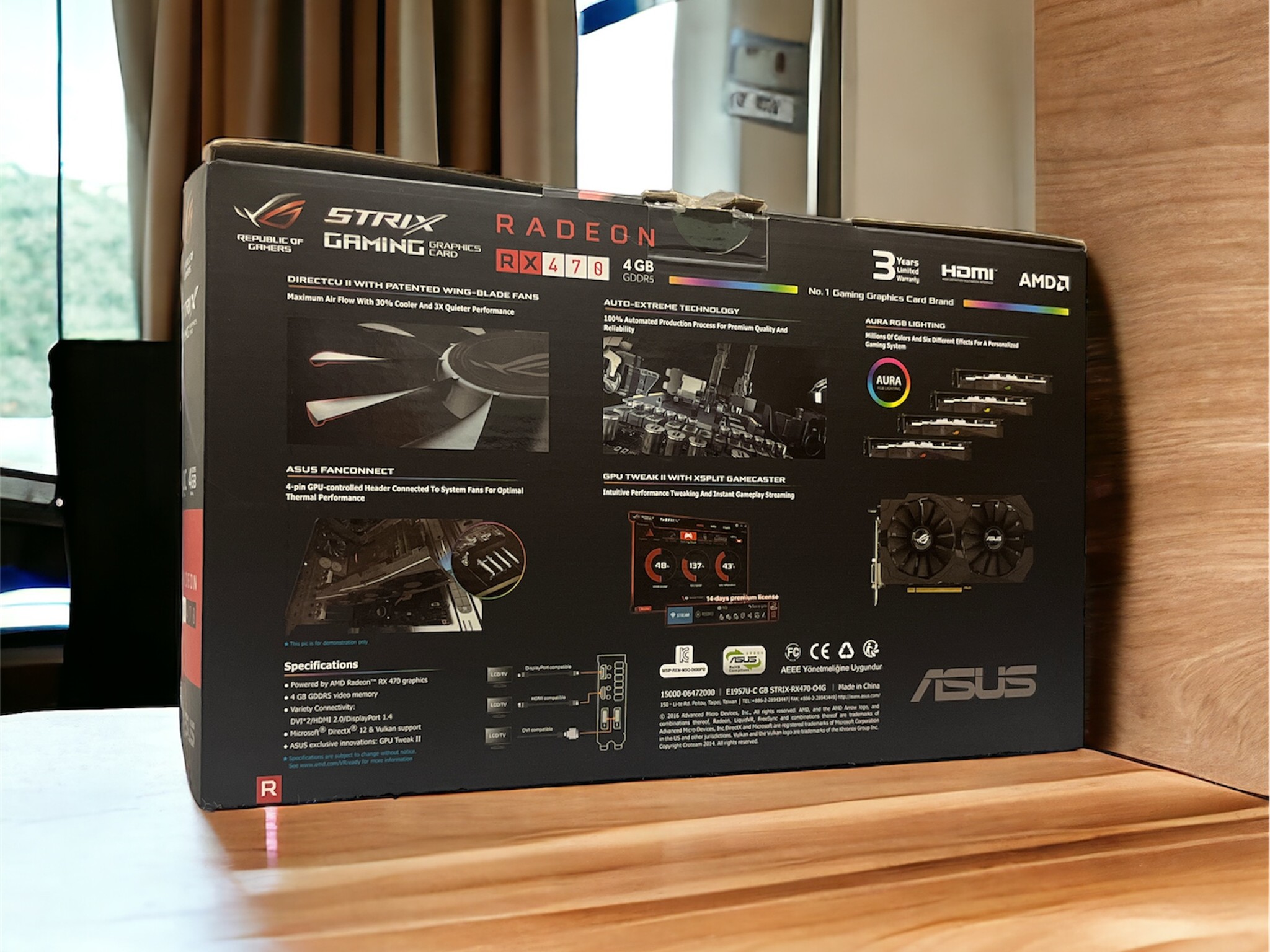 ROG STRIX Radeon RX 470 (4GB GDDR5 VRAM)