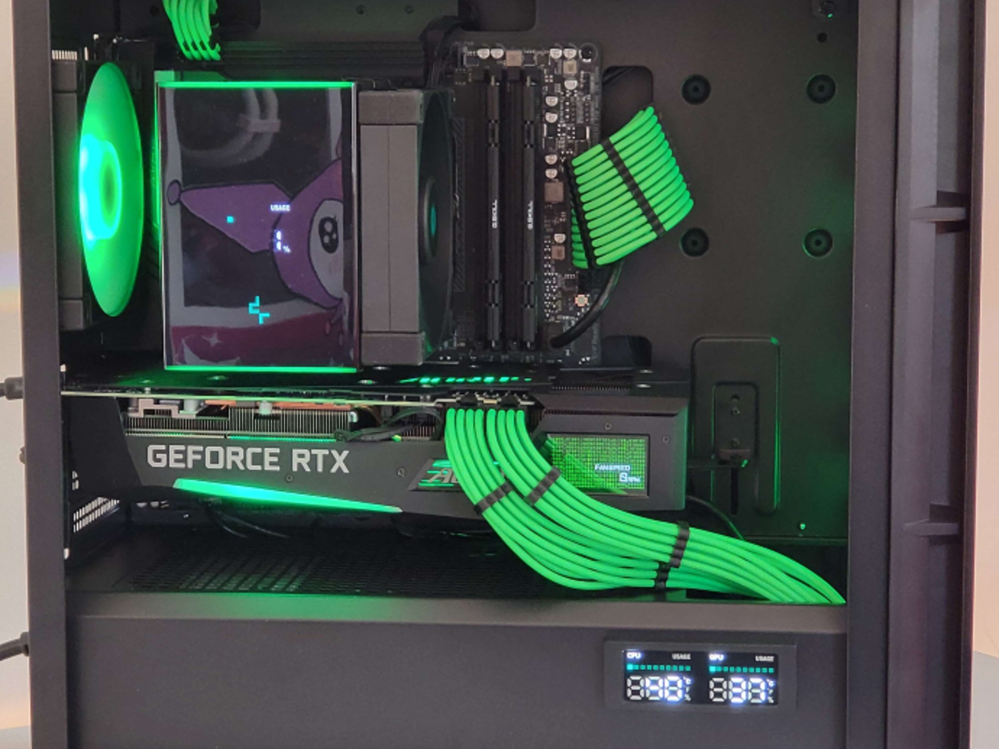 Matrix Display! 7600X/3070/32GB DDR5 RAM/ 1TB NVME SSD/ Digital displays everywhere.