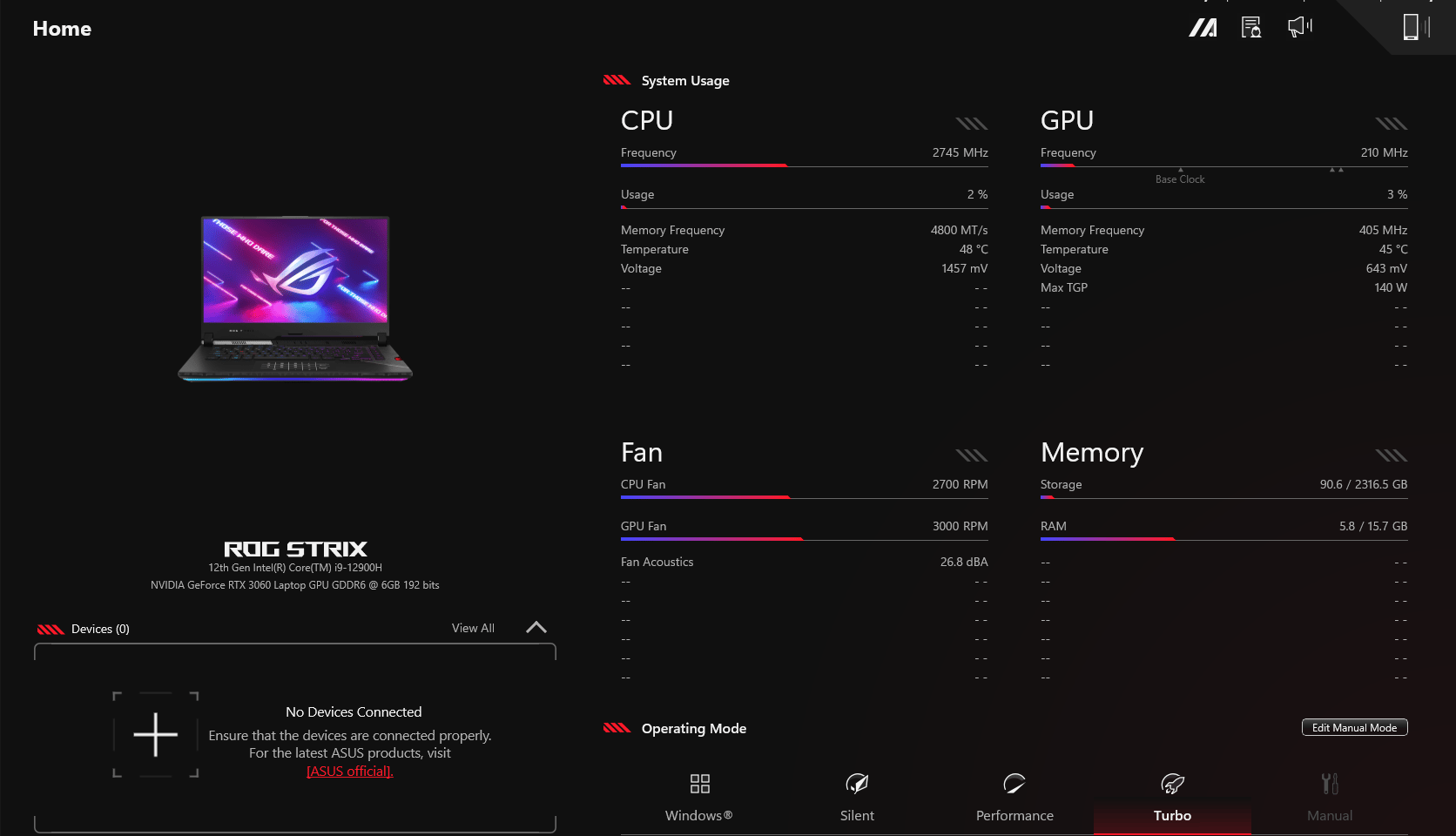 ASUS ROG Strix Scar 15 (2022) / i9-12900H / RTX 3060 / 2.5TB NVMe SSD / 240Hz Display