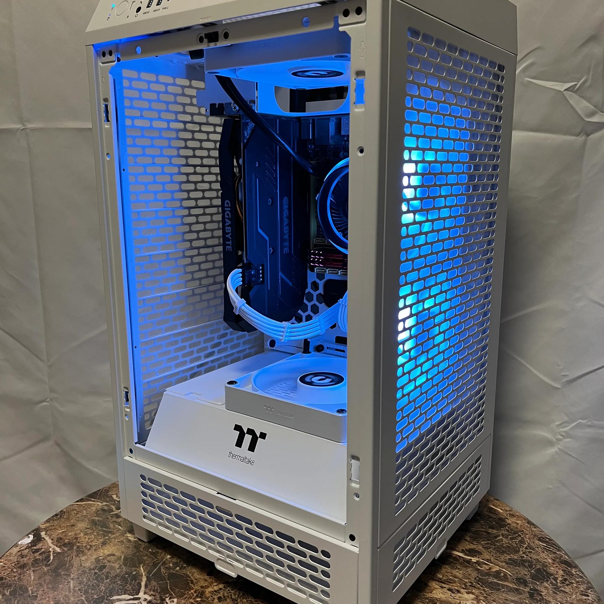 🧊Ice Tower🧊 | Mini PC | GTX 1660TI | Intel Xeon (= Core i7 4770K) | 16GB RAM | 1TB SSD