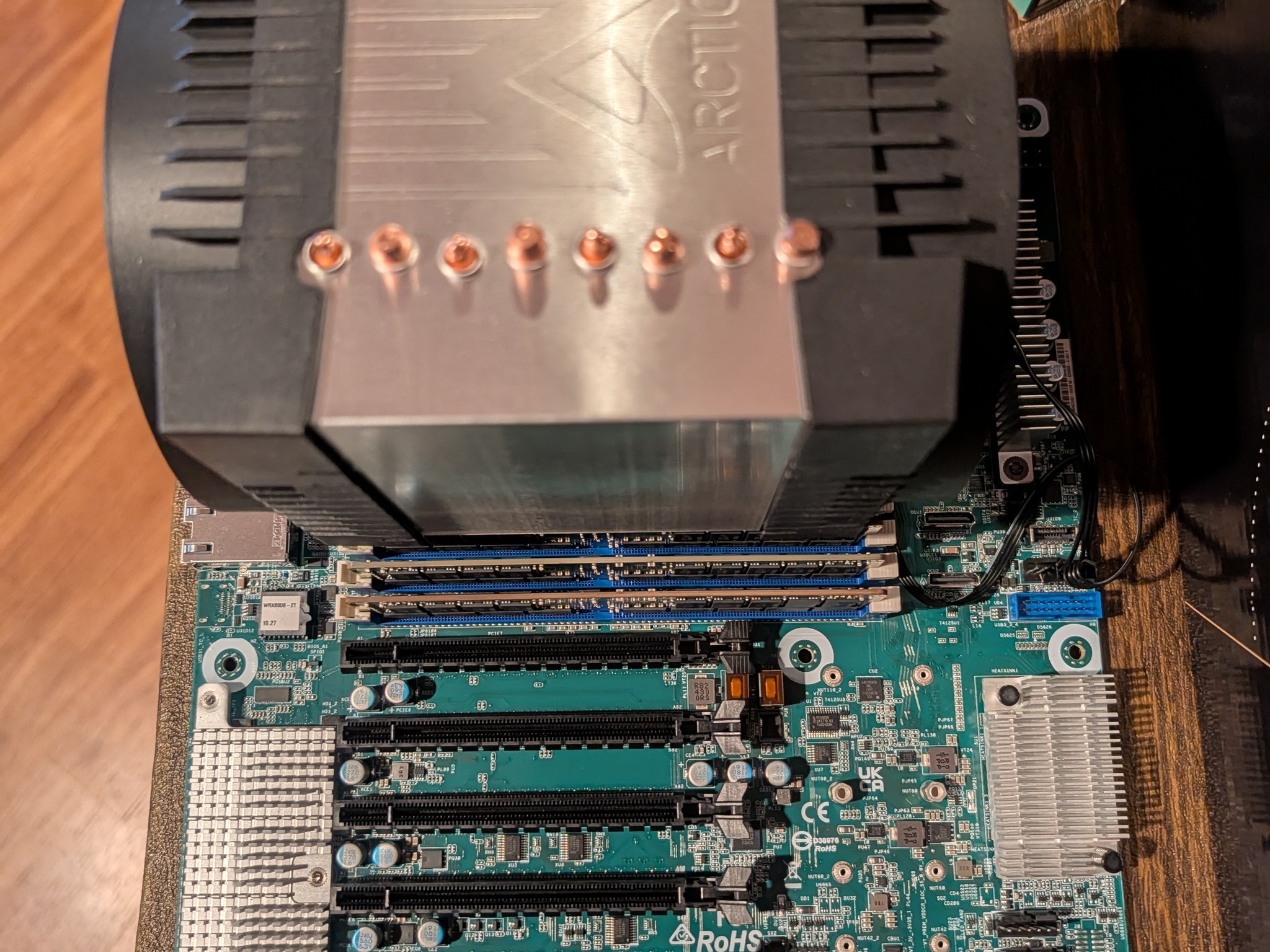 COMBO: Asrock WRX80D8-2T w/AMD Threadripper 5995wx w/Crucial 256gb DDR4 3200MHz ECC w/Arctic Cooler