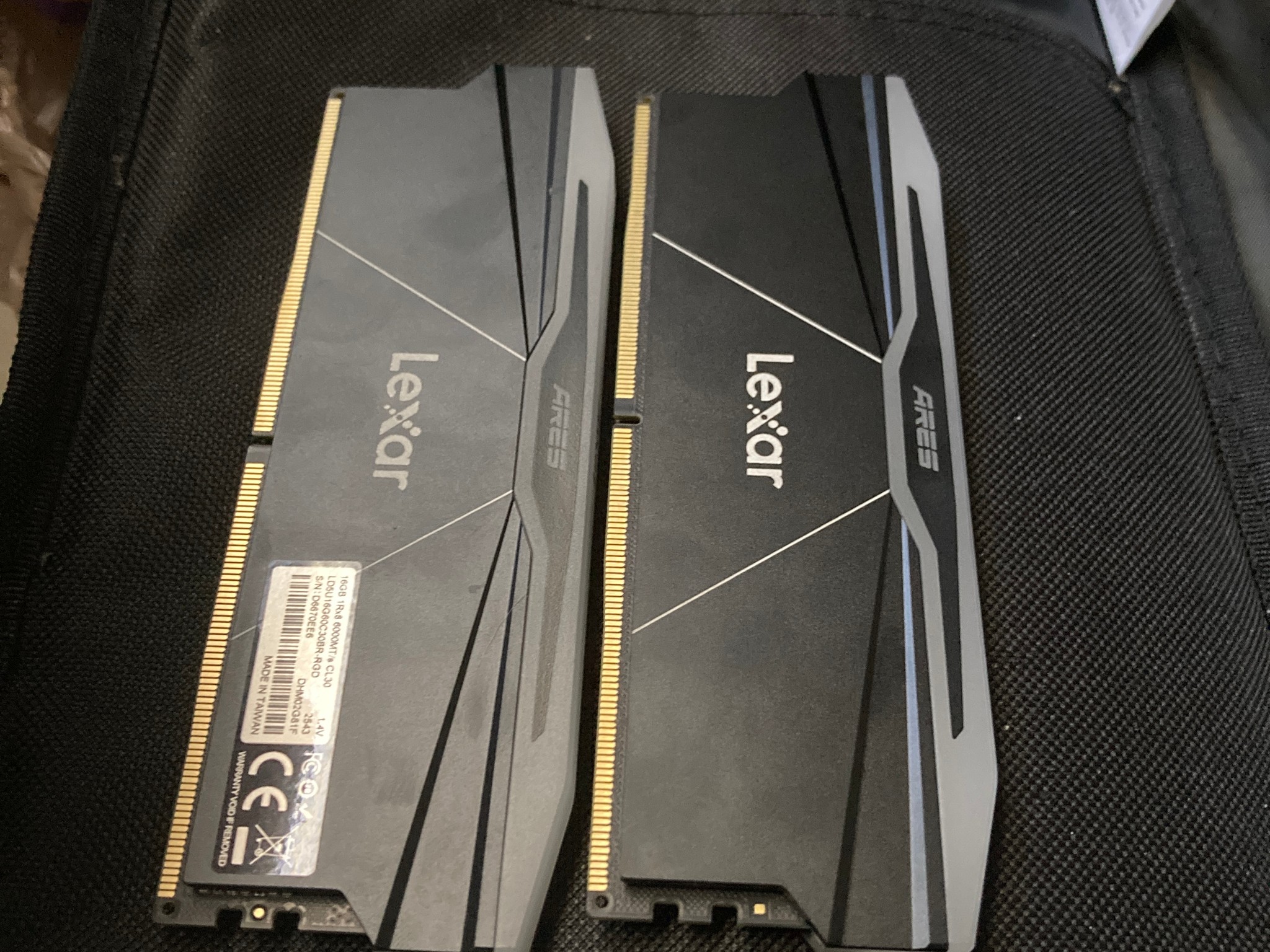 32gb ddr5 6000 Lexar ARES 2nd gen 288-pin