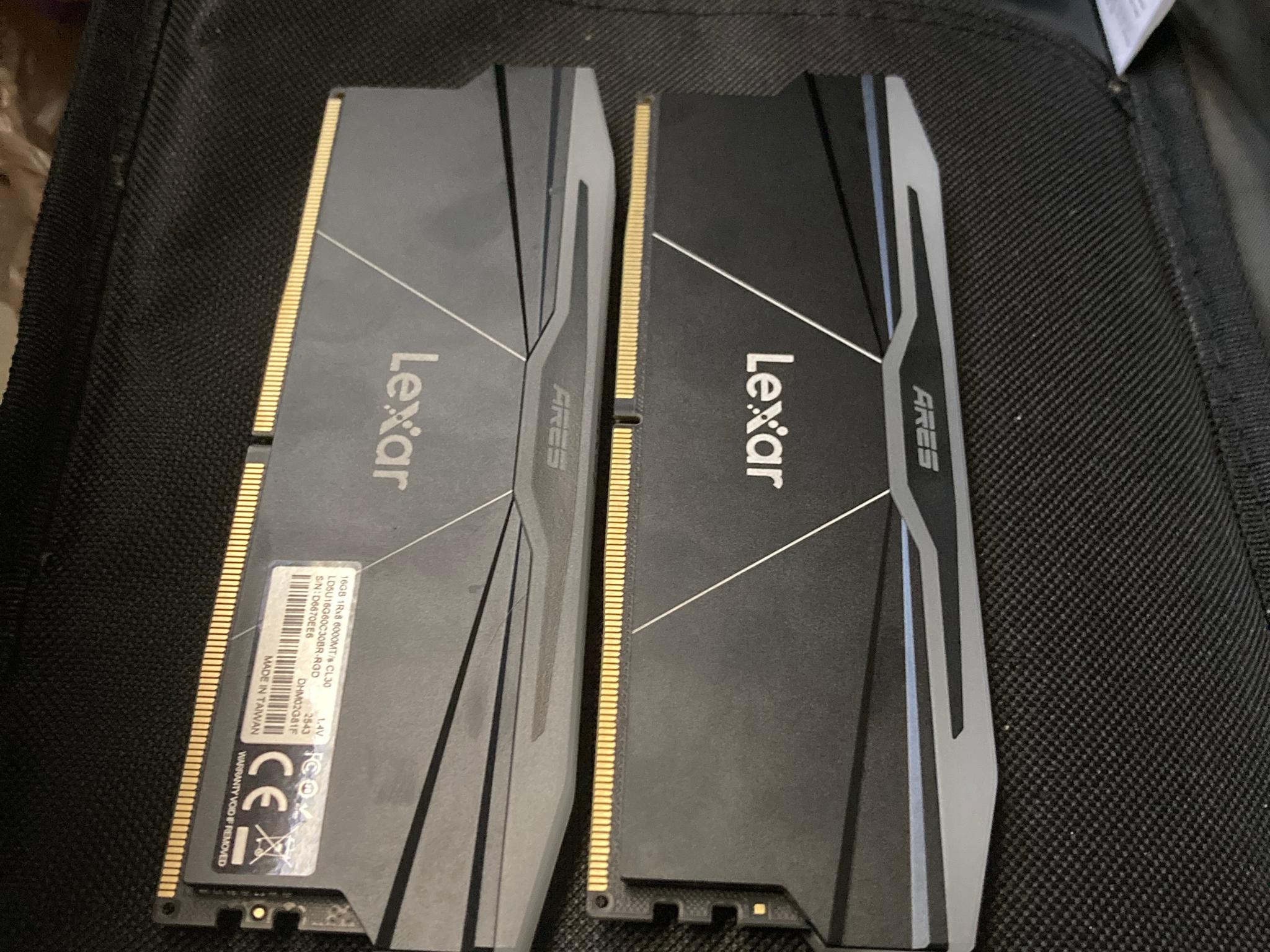 32gb ddr5 6000 Lexar ARES 2nd gen 288-pin